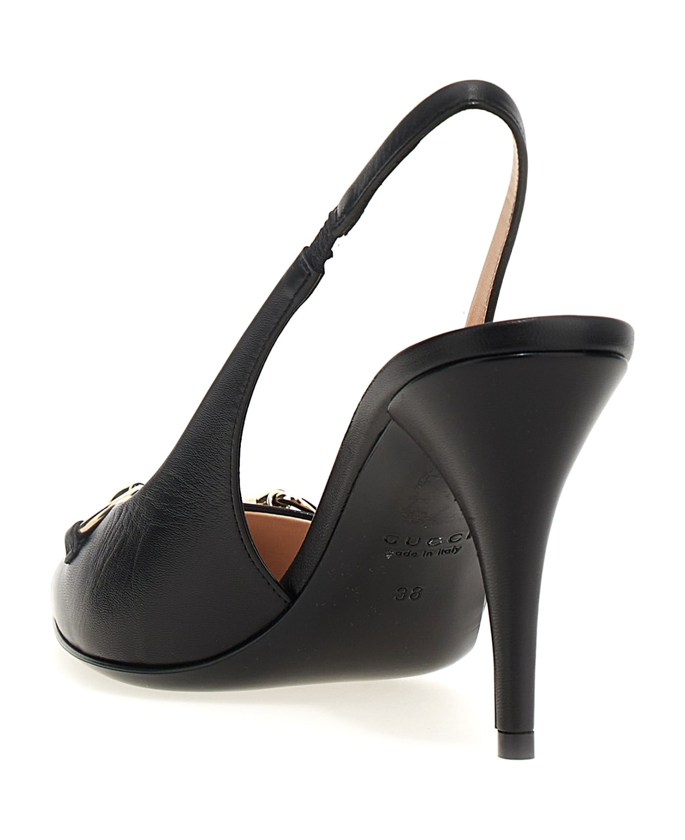 Gucci 'morsetto' Slingback - Black  