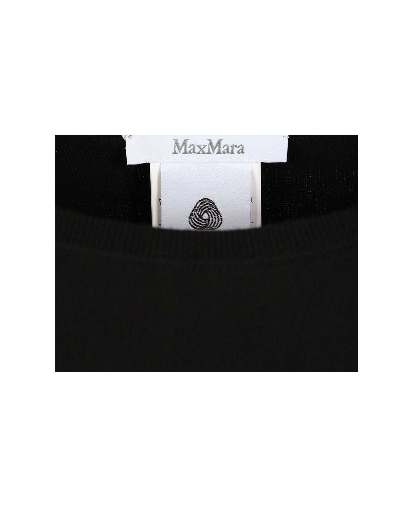 Max Mara Fine Wool Yarn Sweater - BLACK