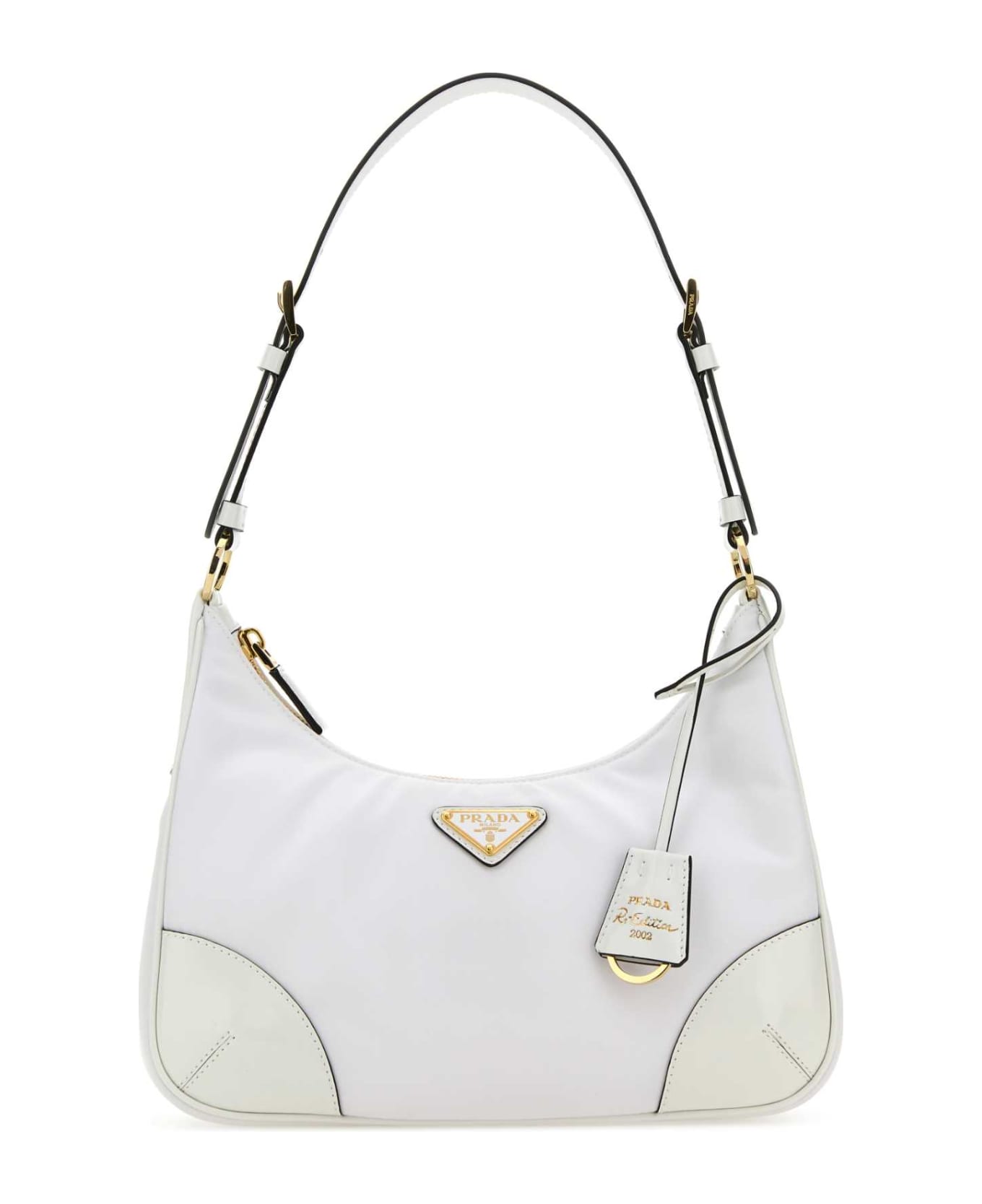 Prada White Re-nylon Re-edition 2002 Shoulder Bag - BIANCON