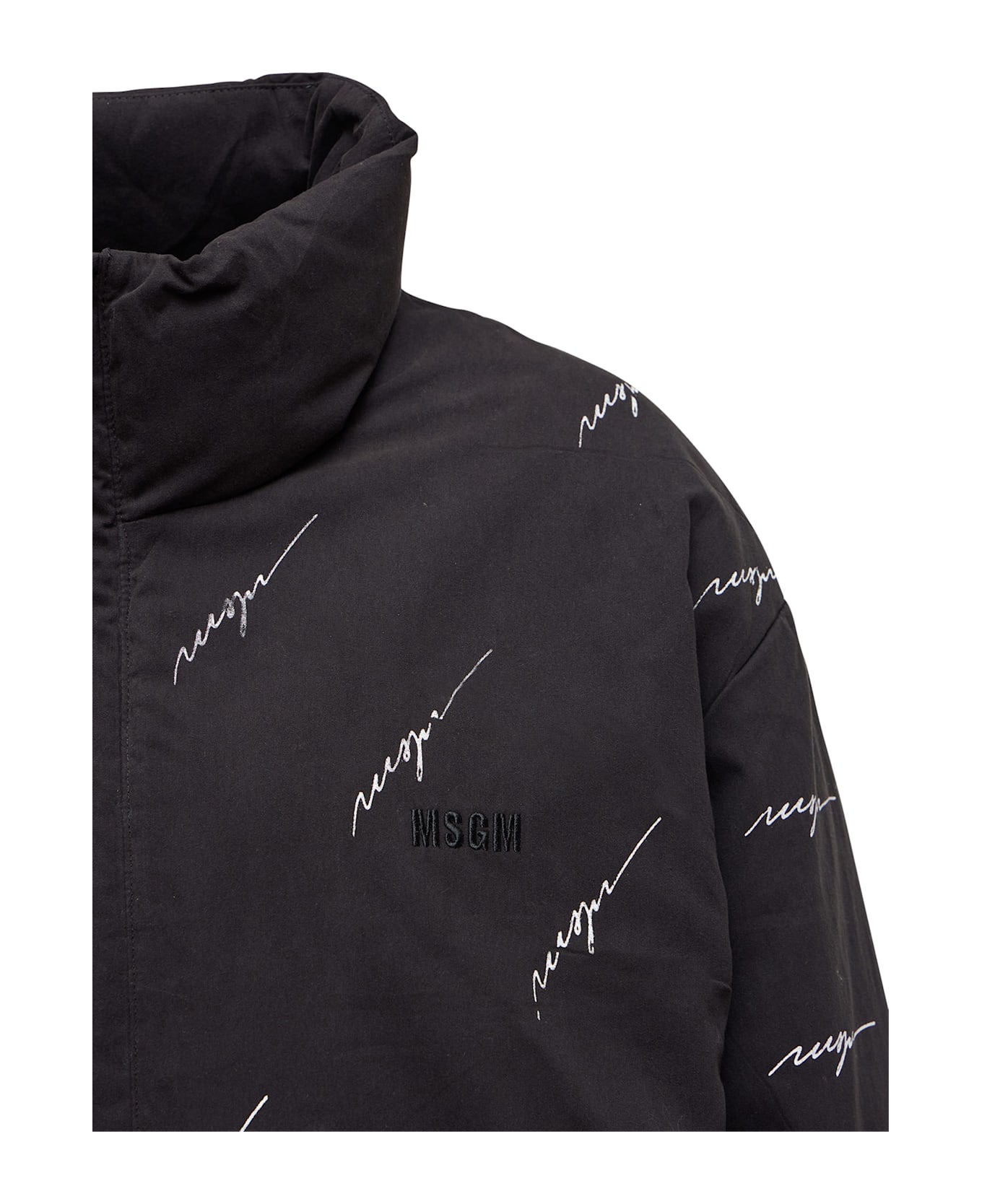 MSGM Logo Monogram Jacket - Black