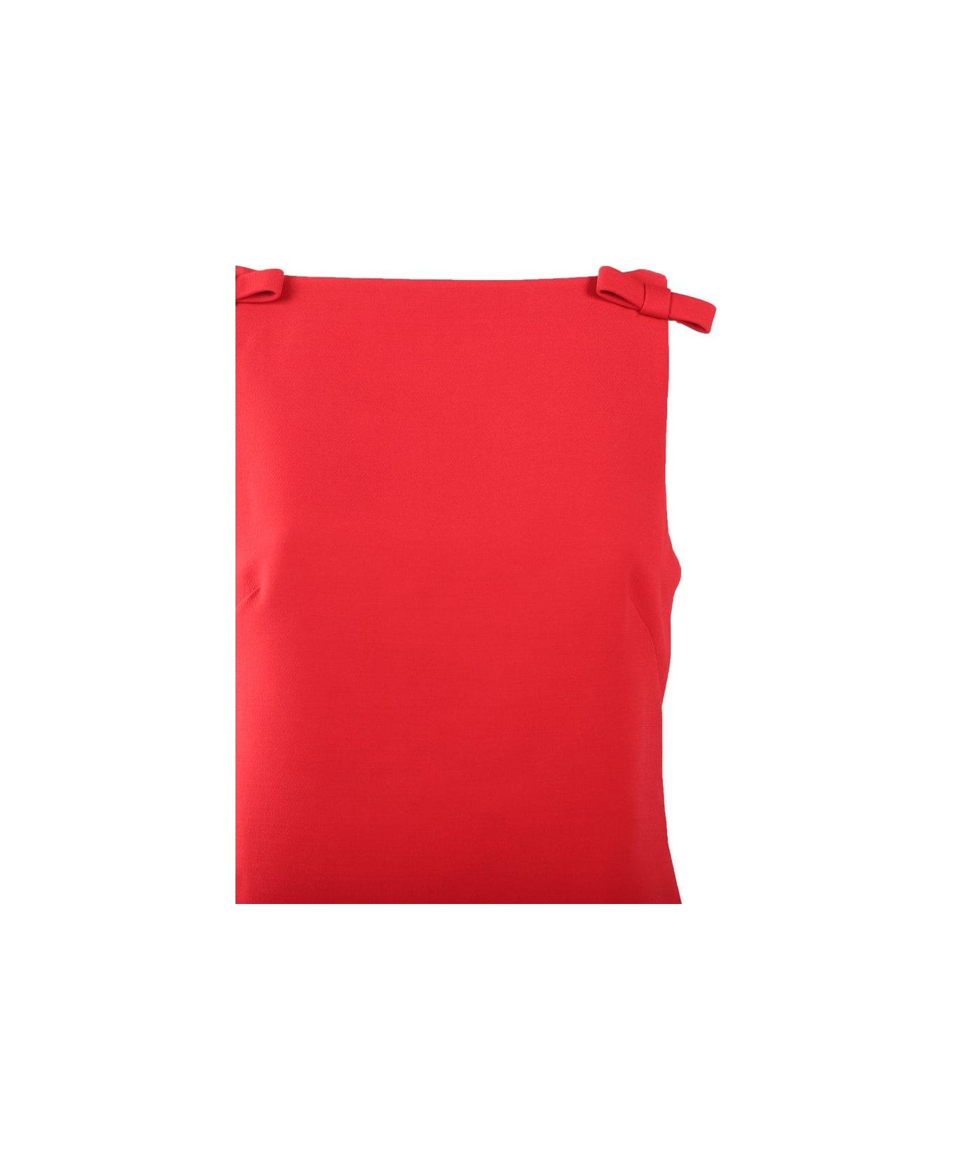 Valentino Sleeveless A-line Mini Dress - Red valentino
