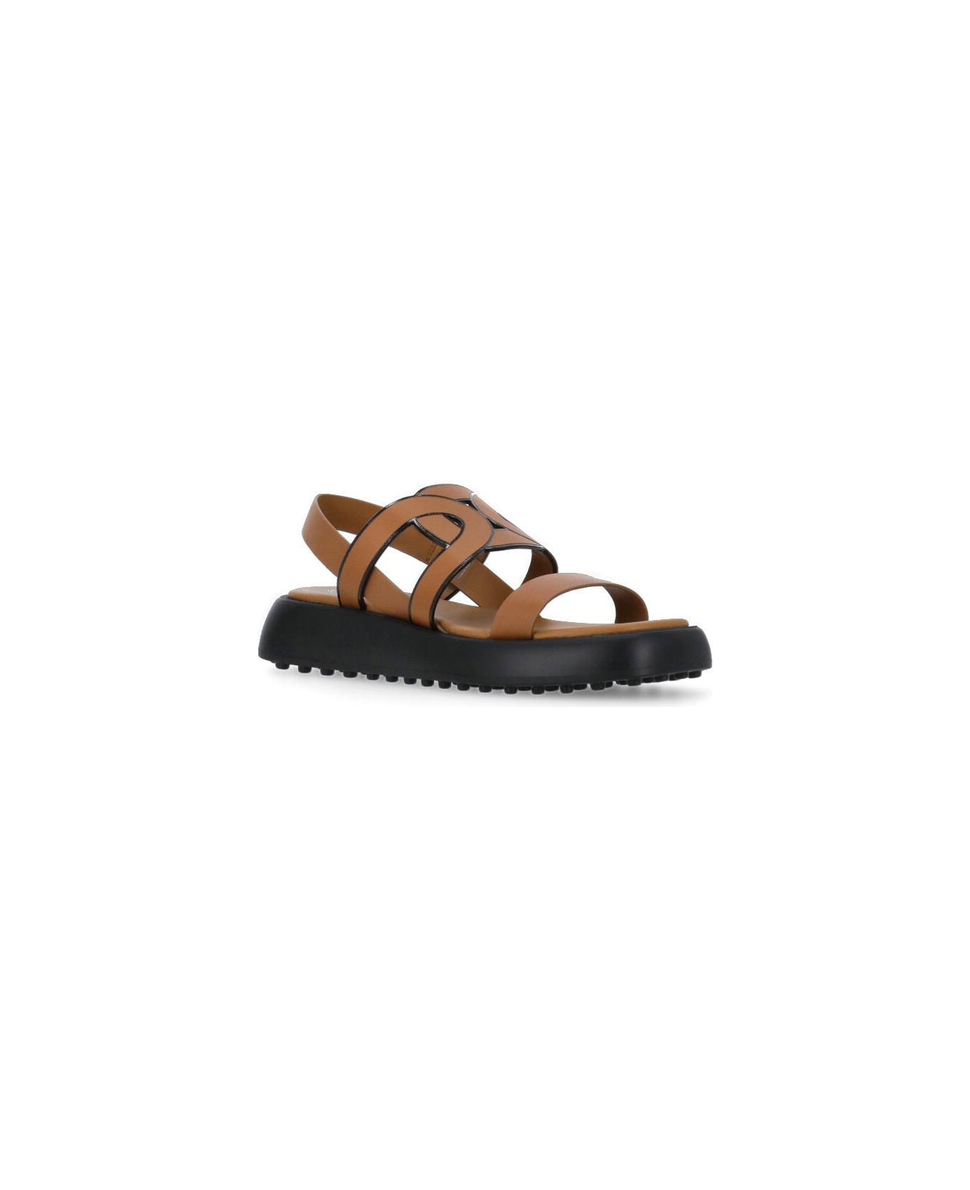 Tod's Leather Sandals - Brown