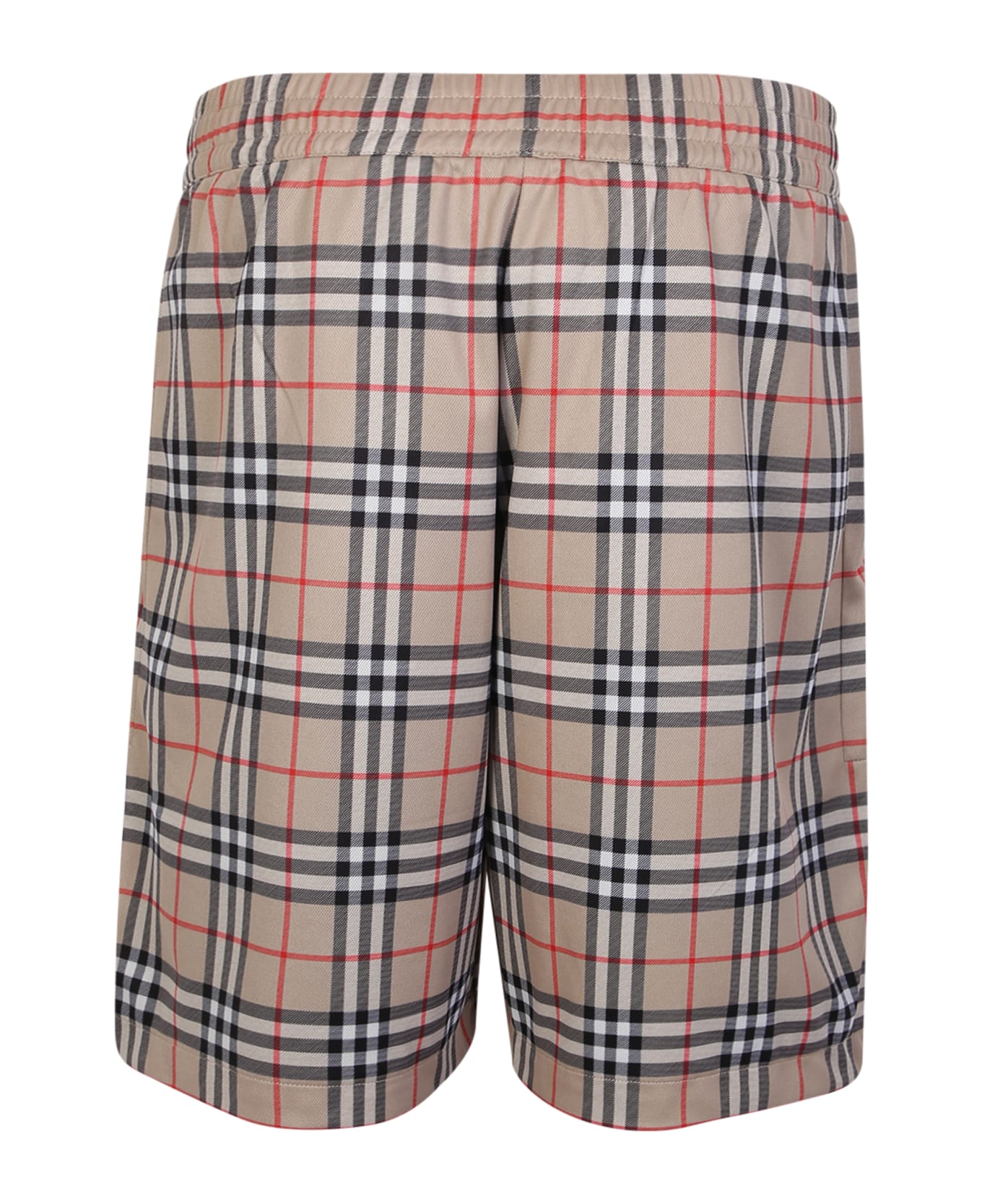 Burberry Check Shorts - Archive Beige