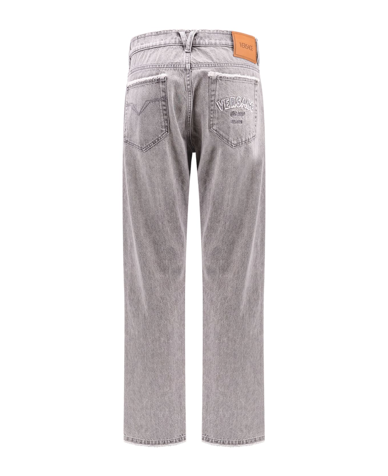 Versace Grey Denim Jeans - Grey