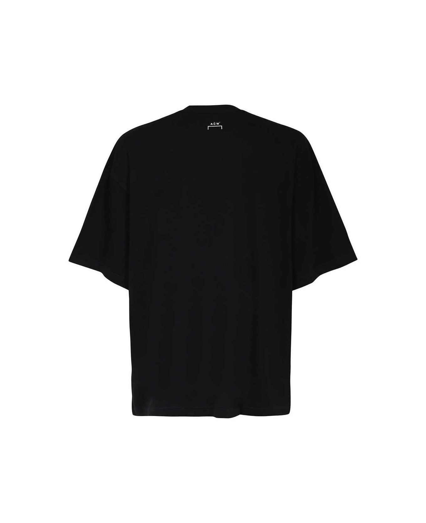 A-COLD-WALL Logo Cotton T-shirt - black