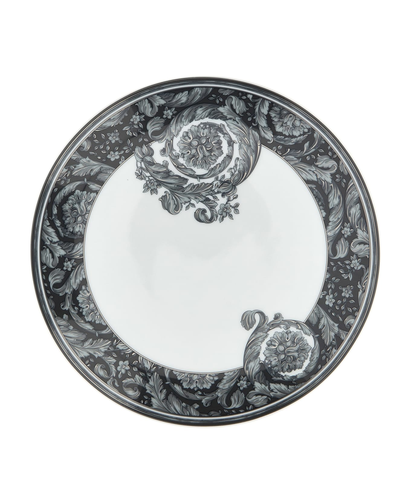 Versace 'barocco Haze' Dinner Plate 21 Cm - Gray