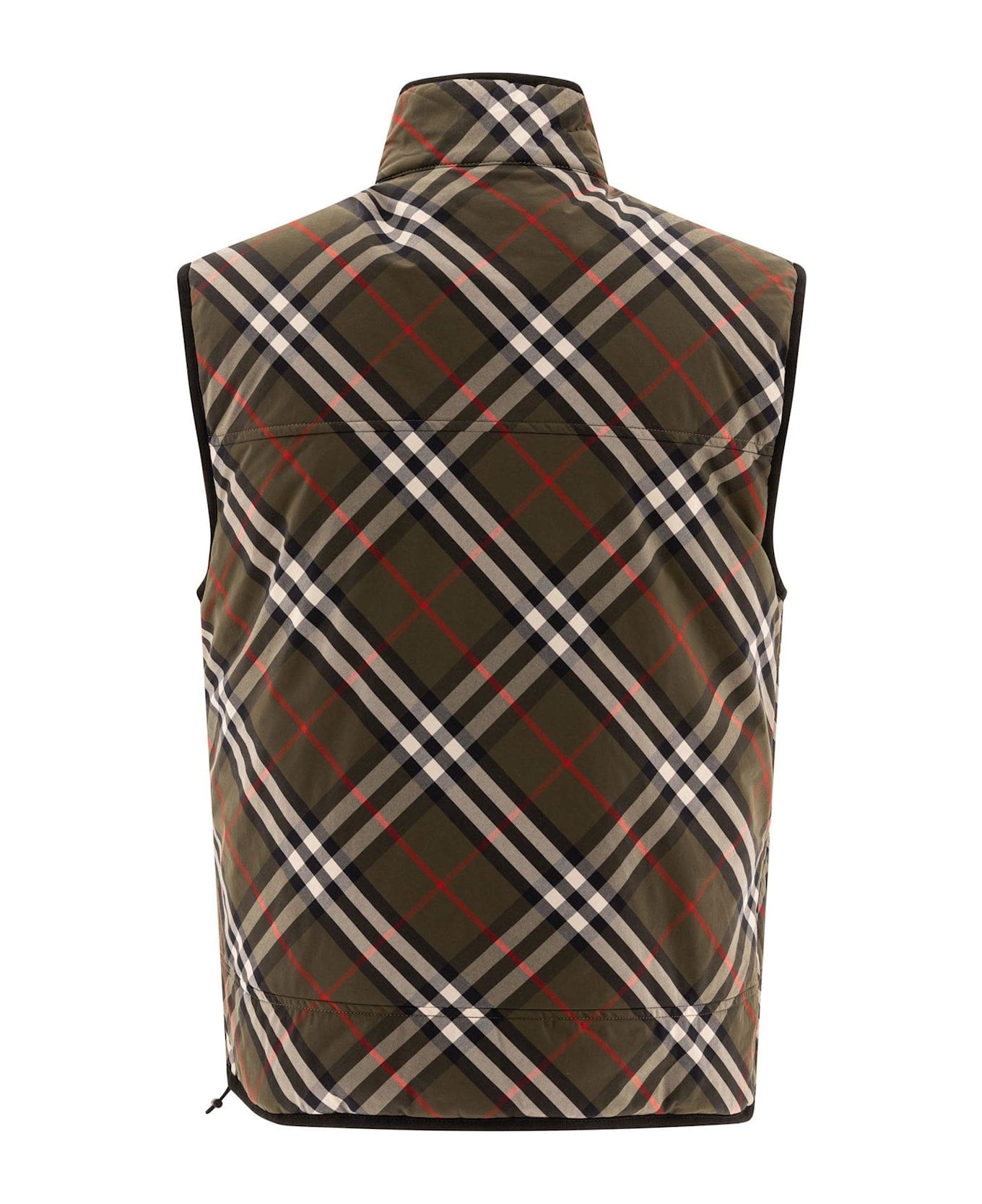 Burberry Checked Zip-up Padded Gilet - Loch ip check