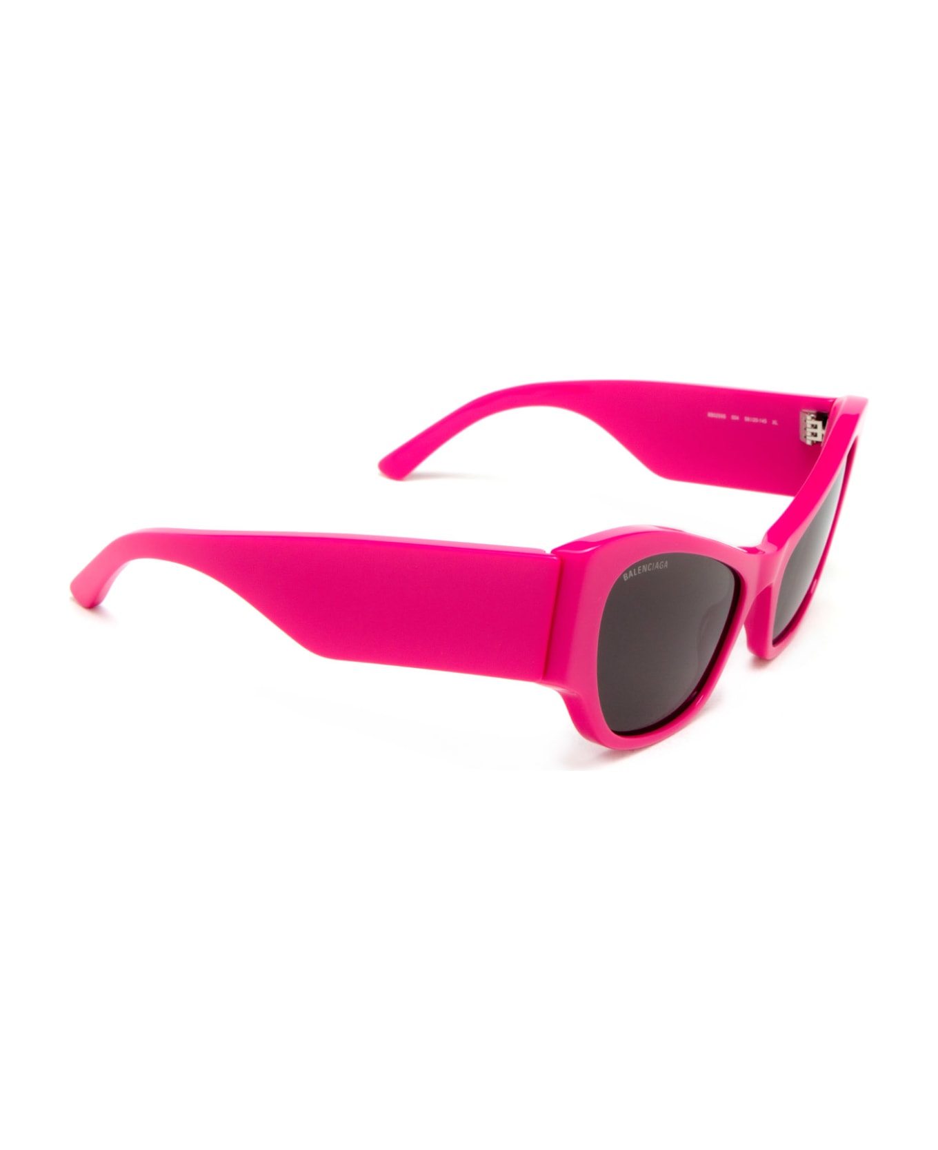 Balenciaga Eyewear Logo Sided Sunglasses - Fuchsia サングラス