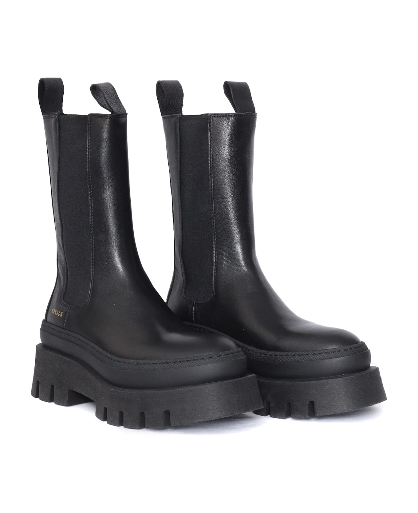 Copenhagen Ankle Boots - BLACK