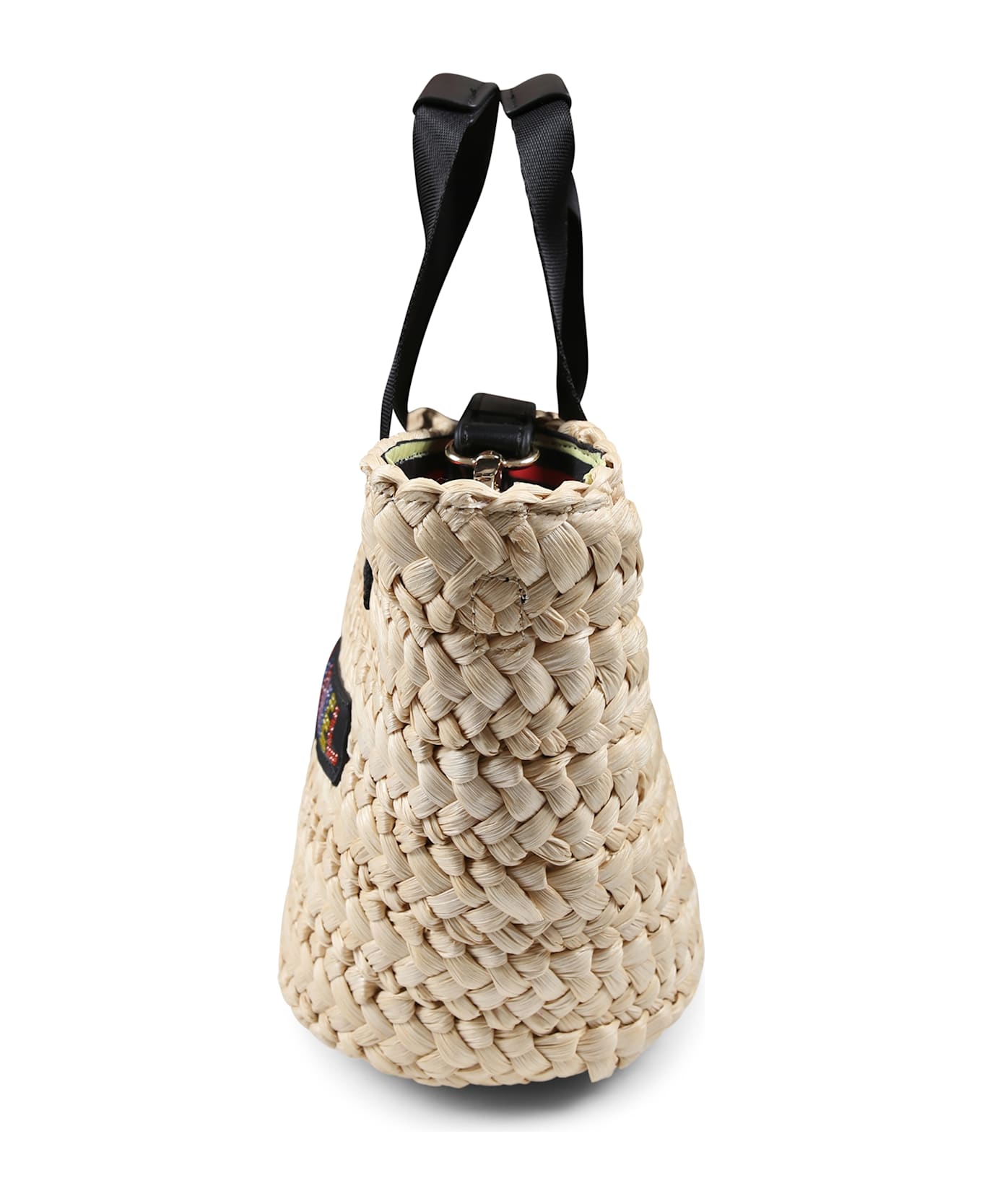 Rykiel Enfant Beige Bag For Girl With Logo - Beige