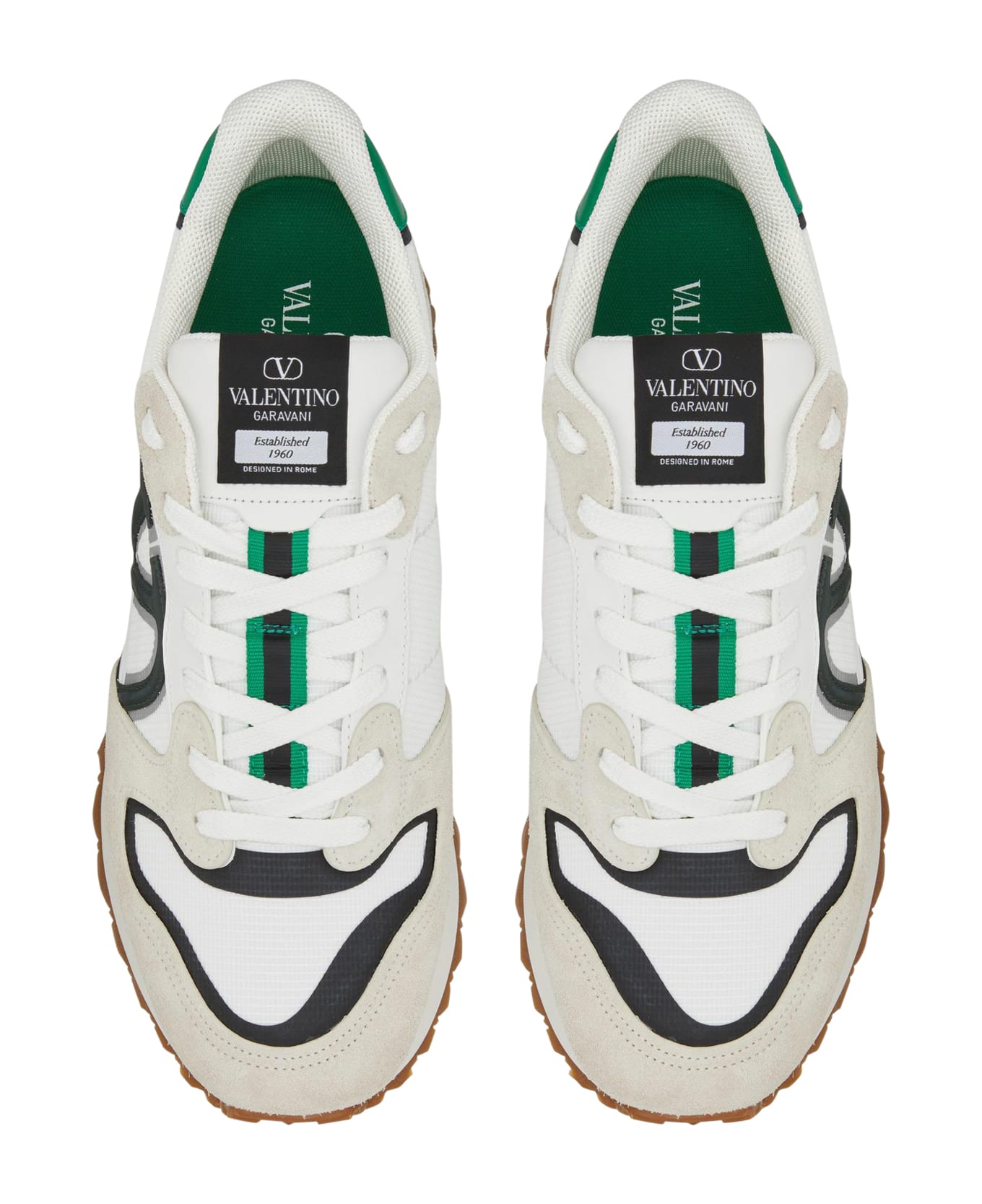 Valentino Garavani Vlogo Pace Sneakers - Mjp Ice White Greenmount