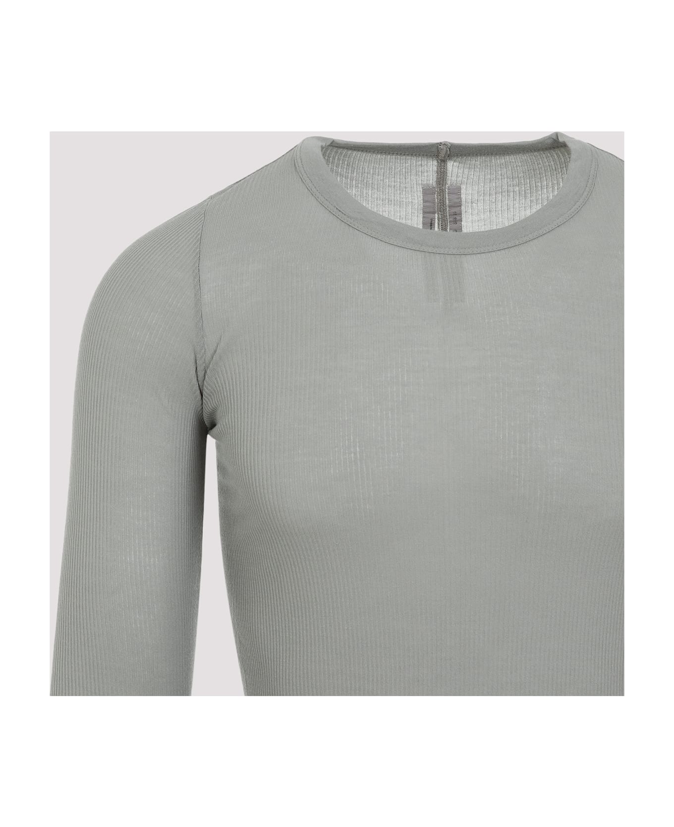 Rick Owens Ribbed Long Sleeves Top - Celadon