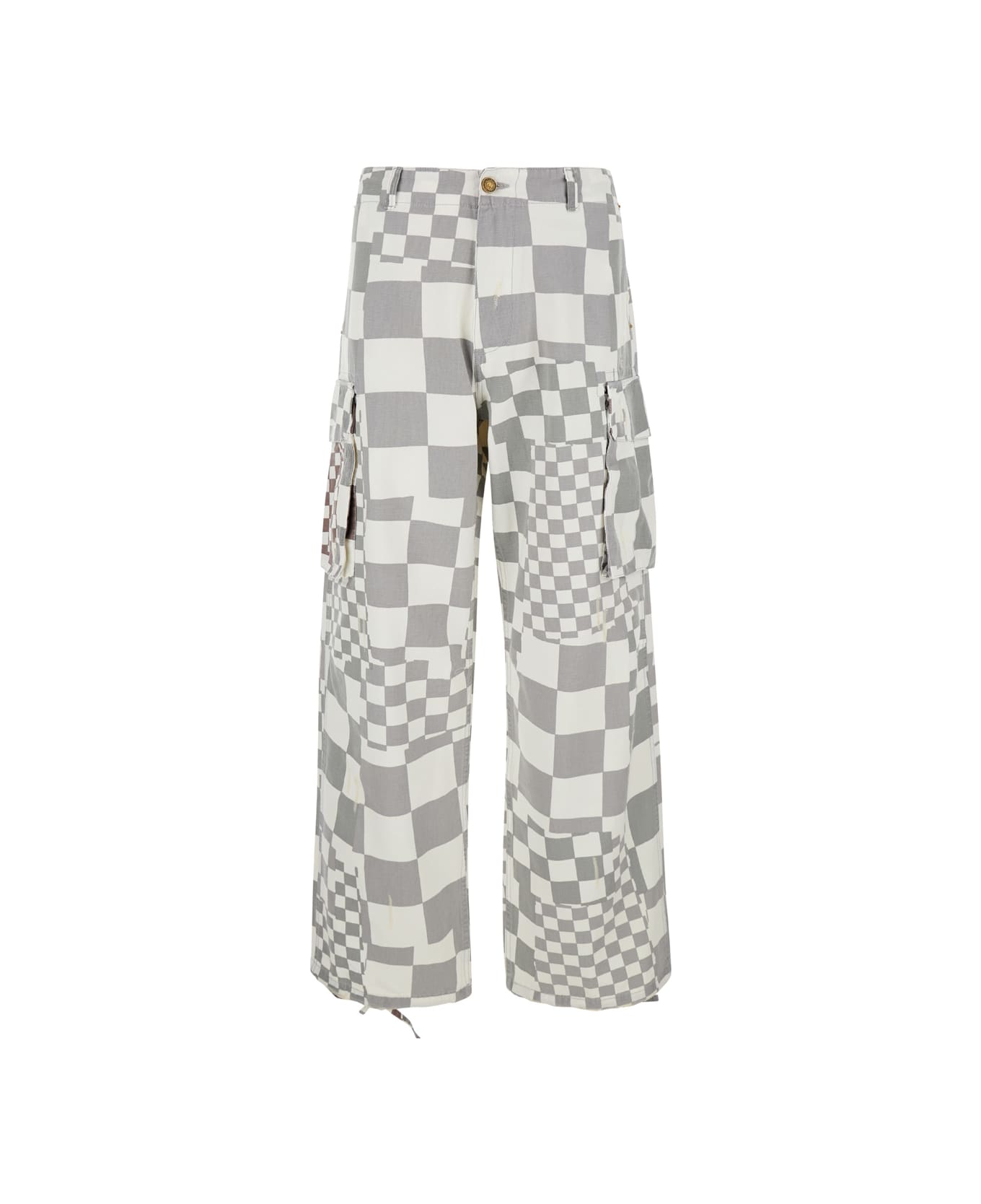 ERL Pattern Checked Cargo Pants - Checker