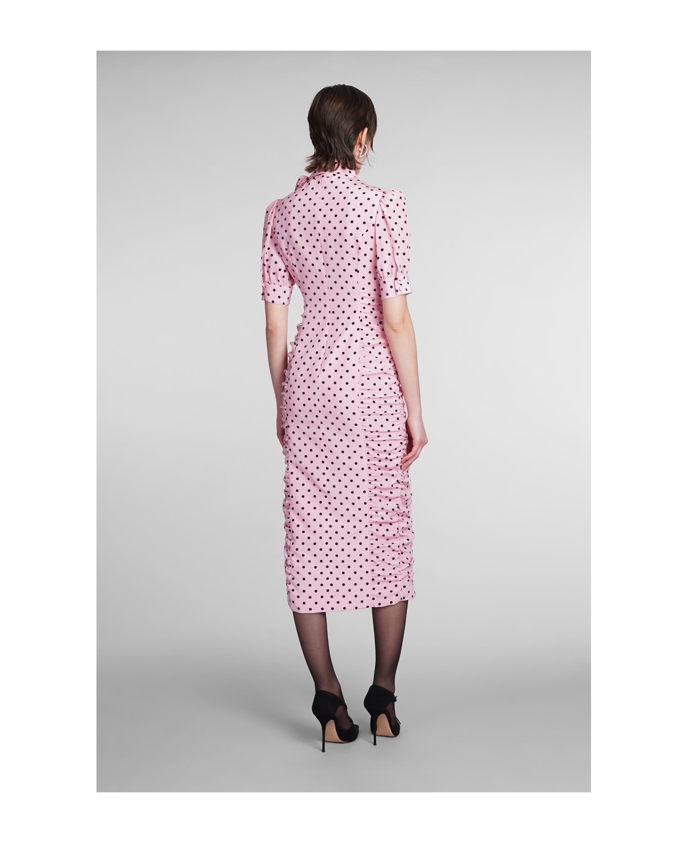 Alessandra Rich Dress - Pink-black