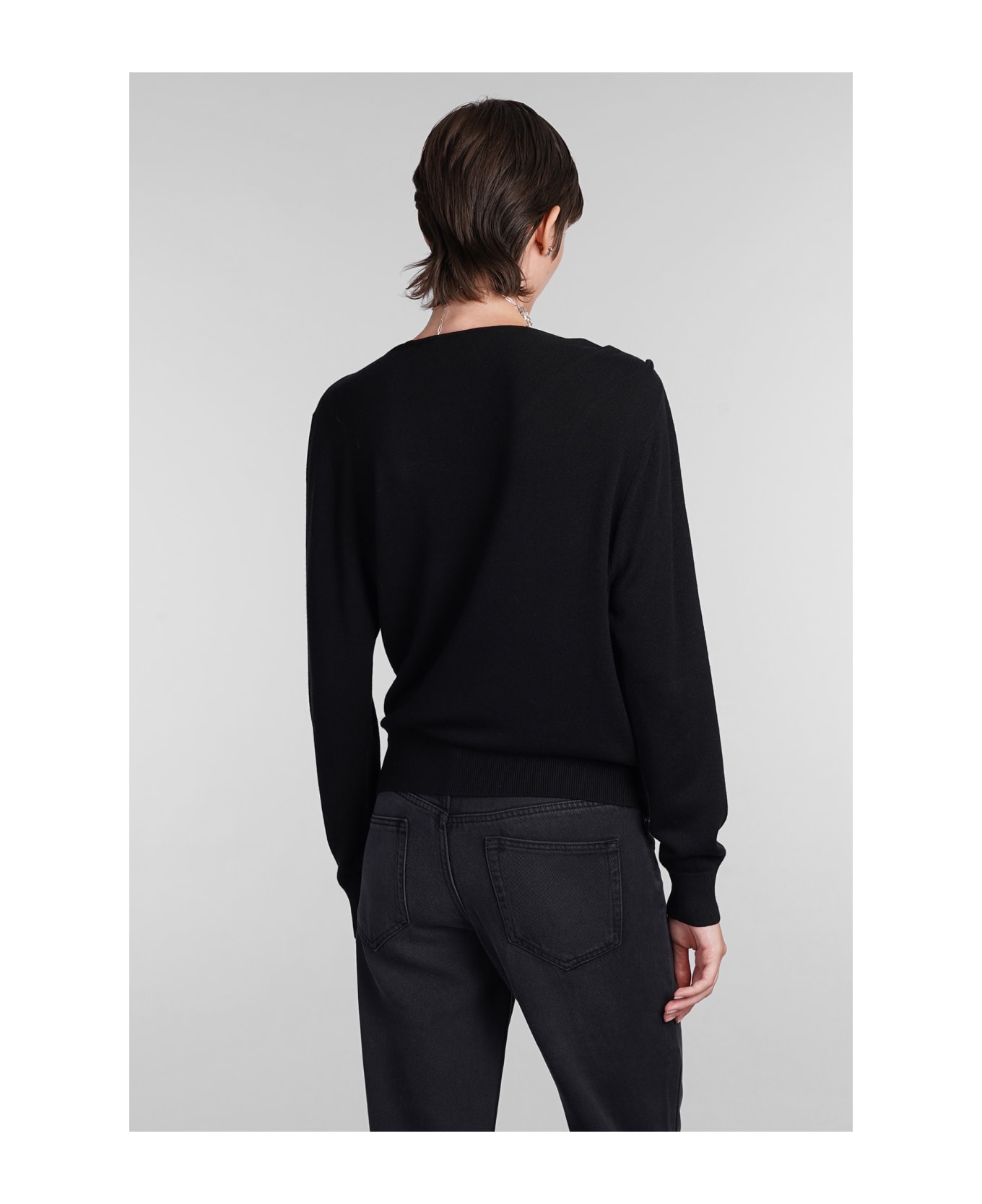 Isabel Marant Kristen Knitwear In Black Viscose - black