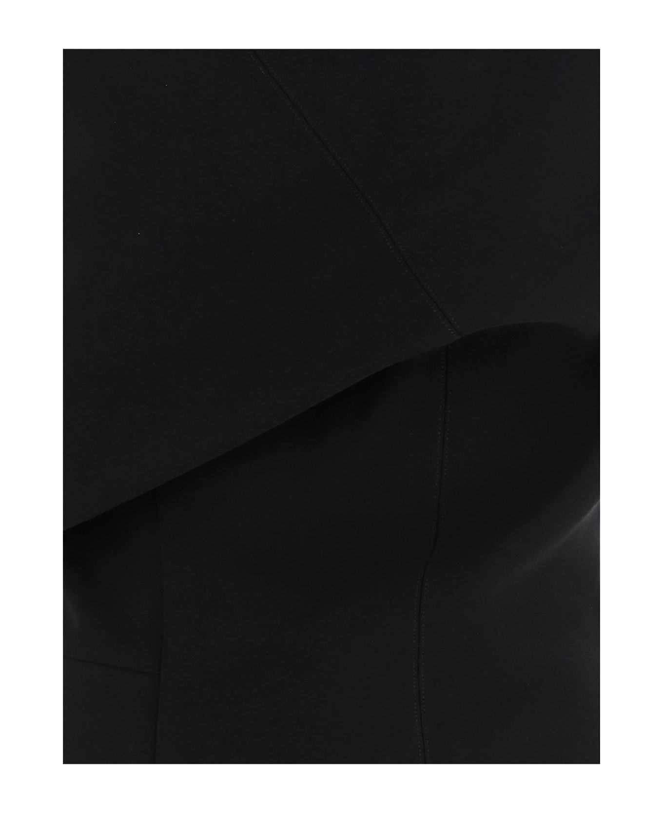 Jacquemus One-shoulder Fish Dress - BLACK