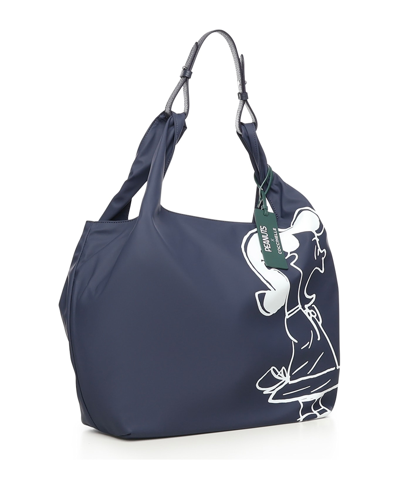 Coccinelle Coated Fabric Tote Bag - MIDN.BL/MIDN.BL