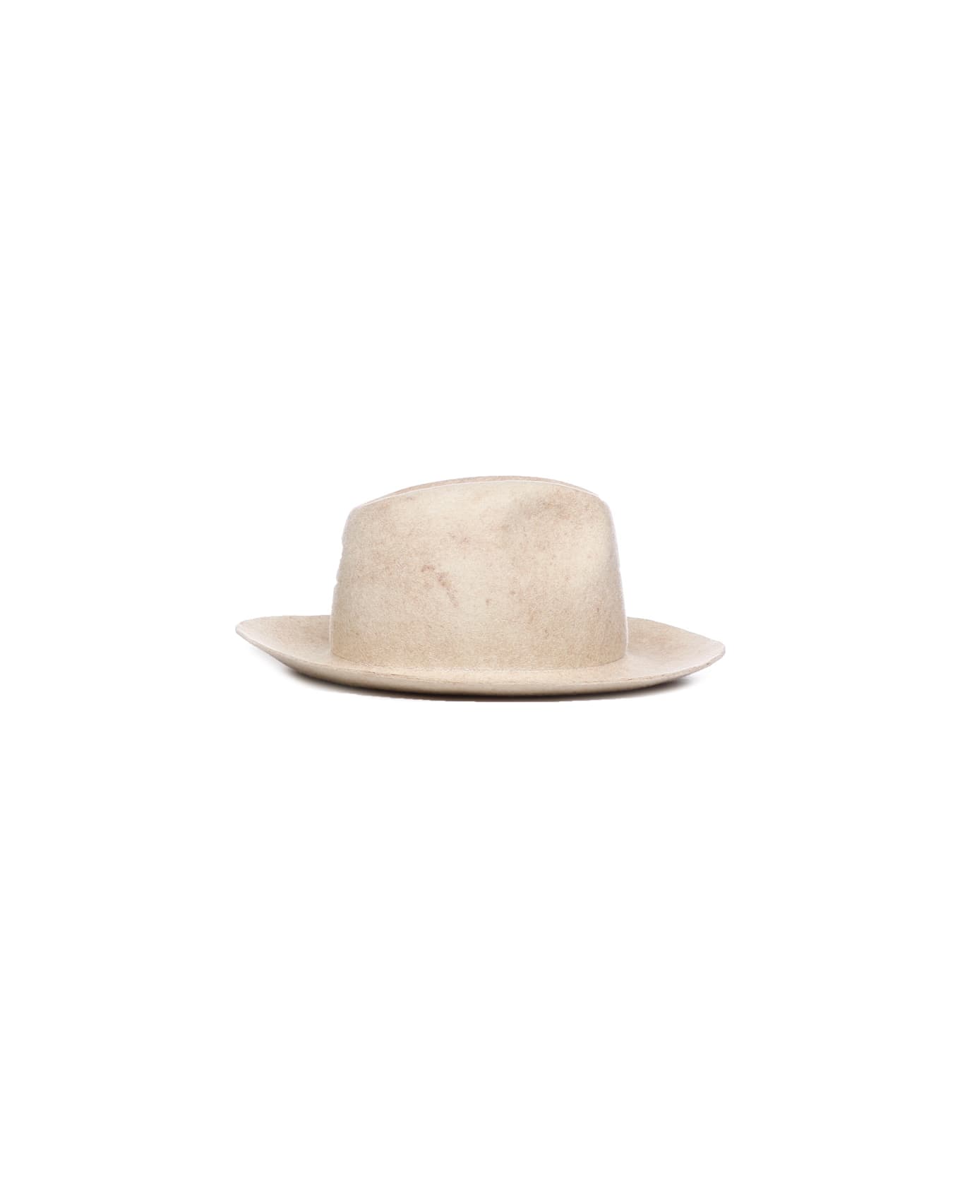 Ruslan Baginskiy Fedora Hat Embellished With Monogram - Natural   帽子