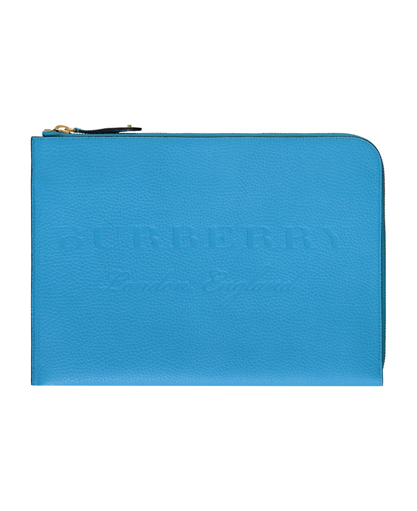 Burberry Leather Briefcase - blue