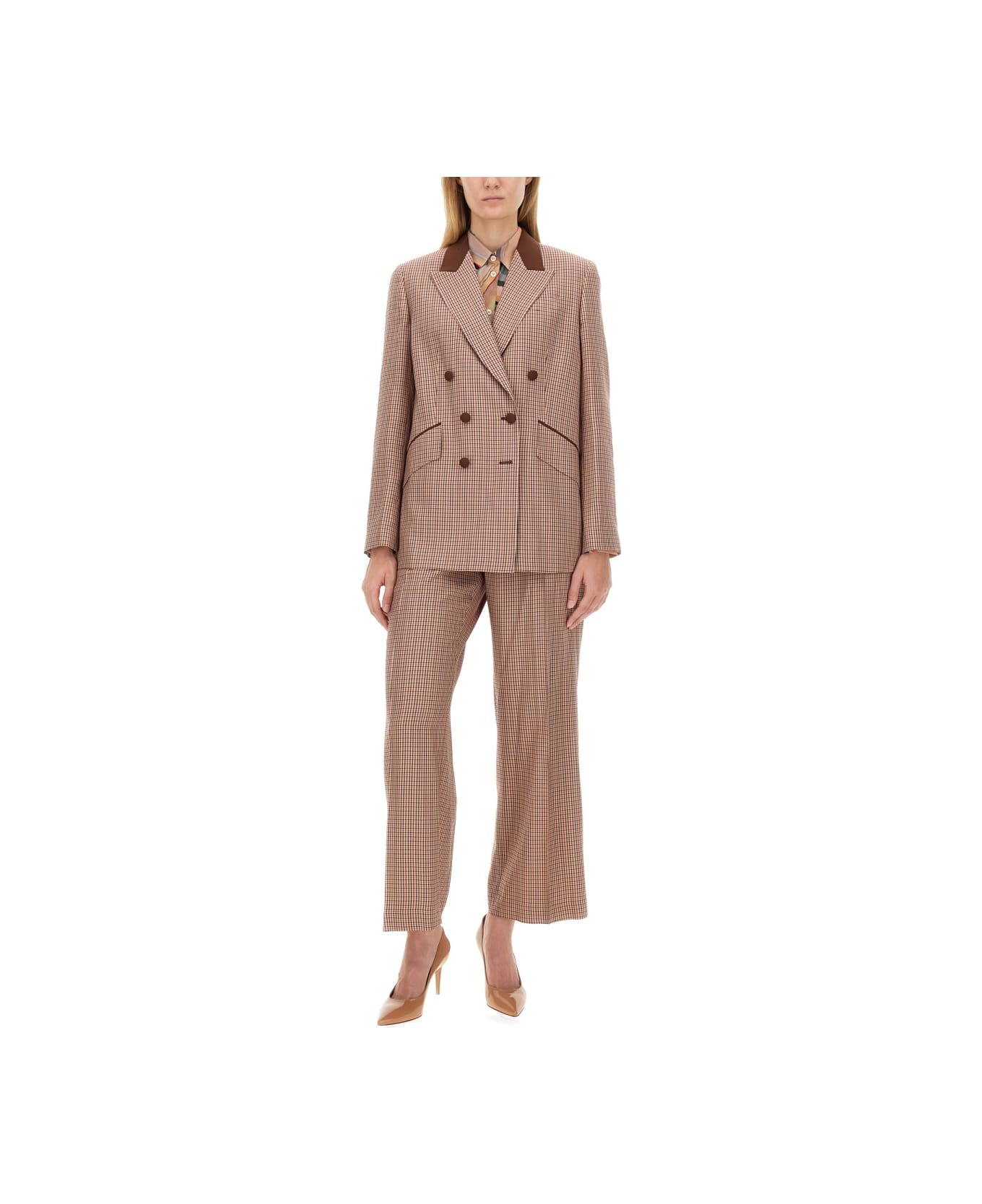 PS by Paul Smith Regular Fit Pants - BROWN
