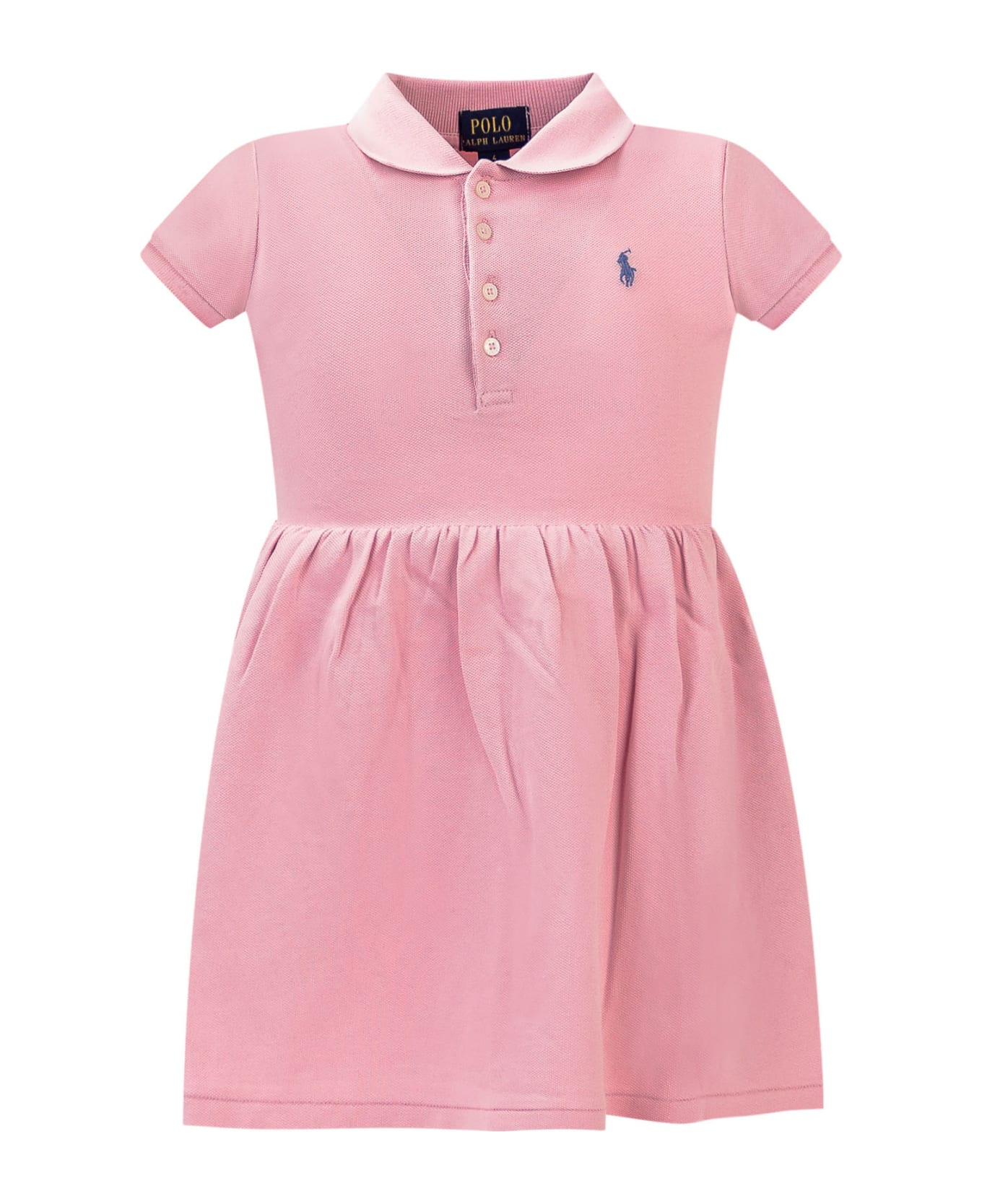 Polo Ralph Lauren Logo Dress - Pink トップス