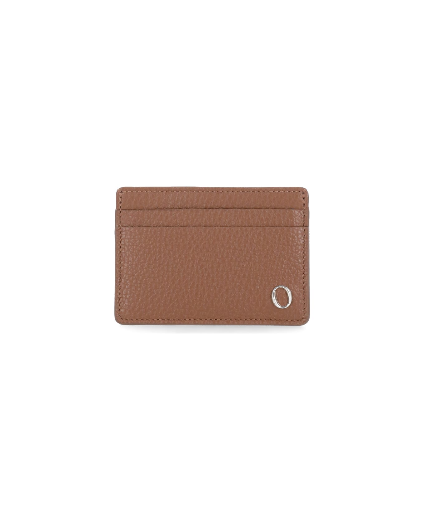 Orciani Micron Leather Cards Holder - Brown 財布