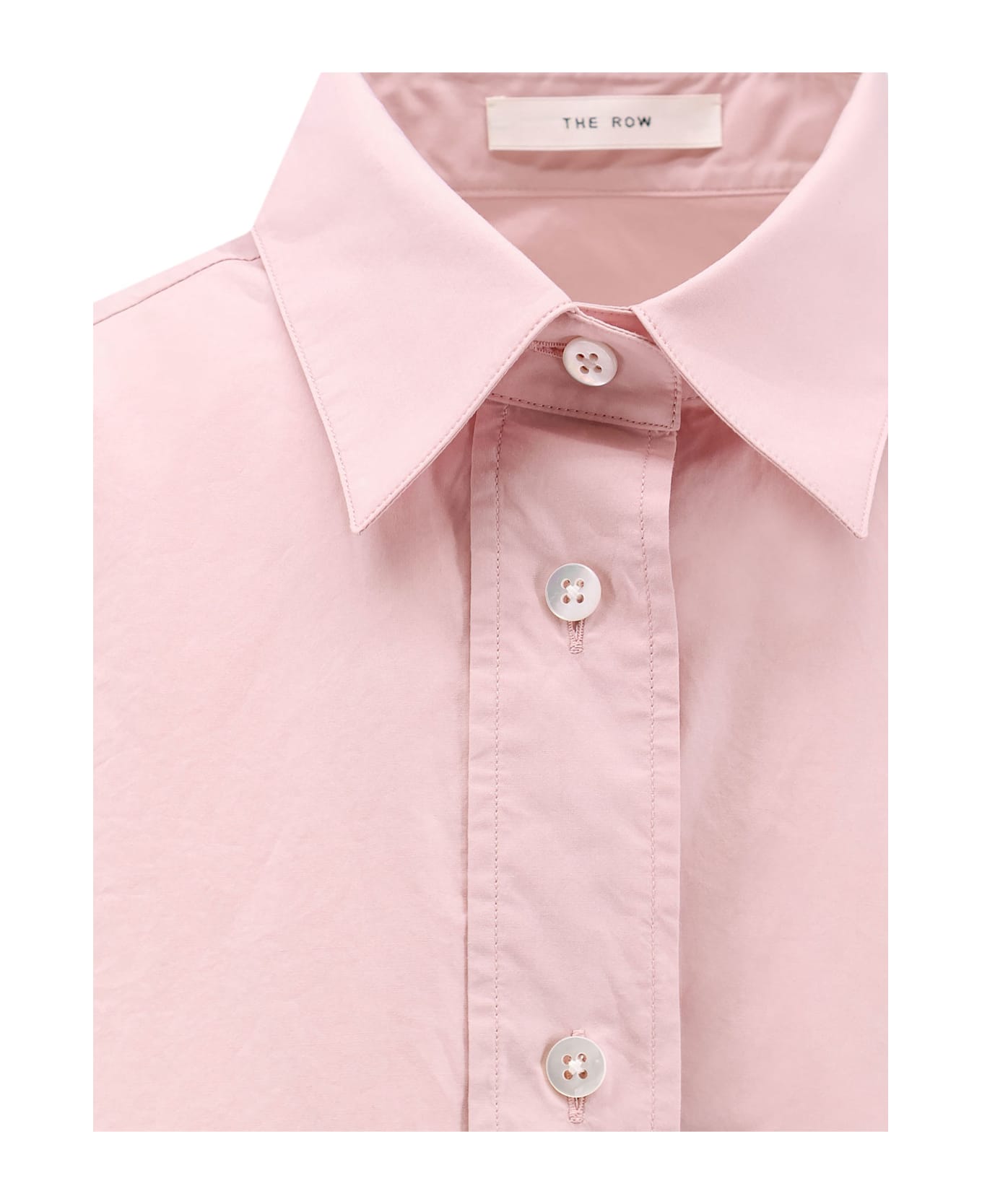 The Row Millerina Cotton Shirt - Pink