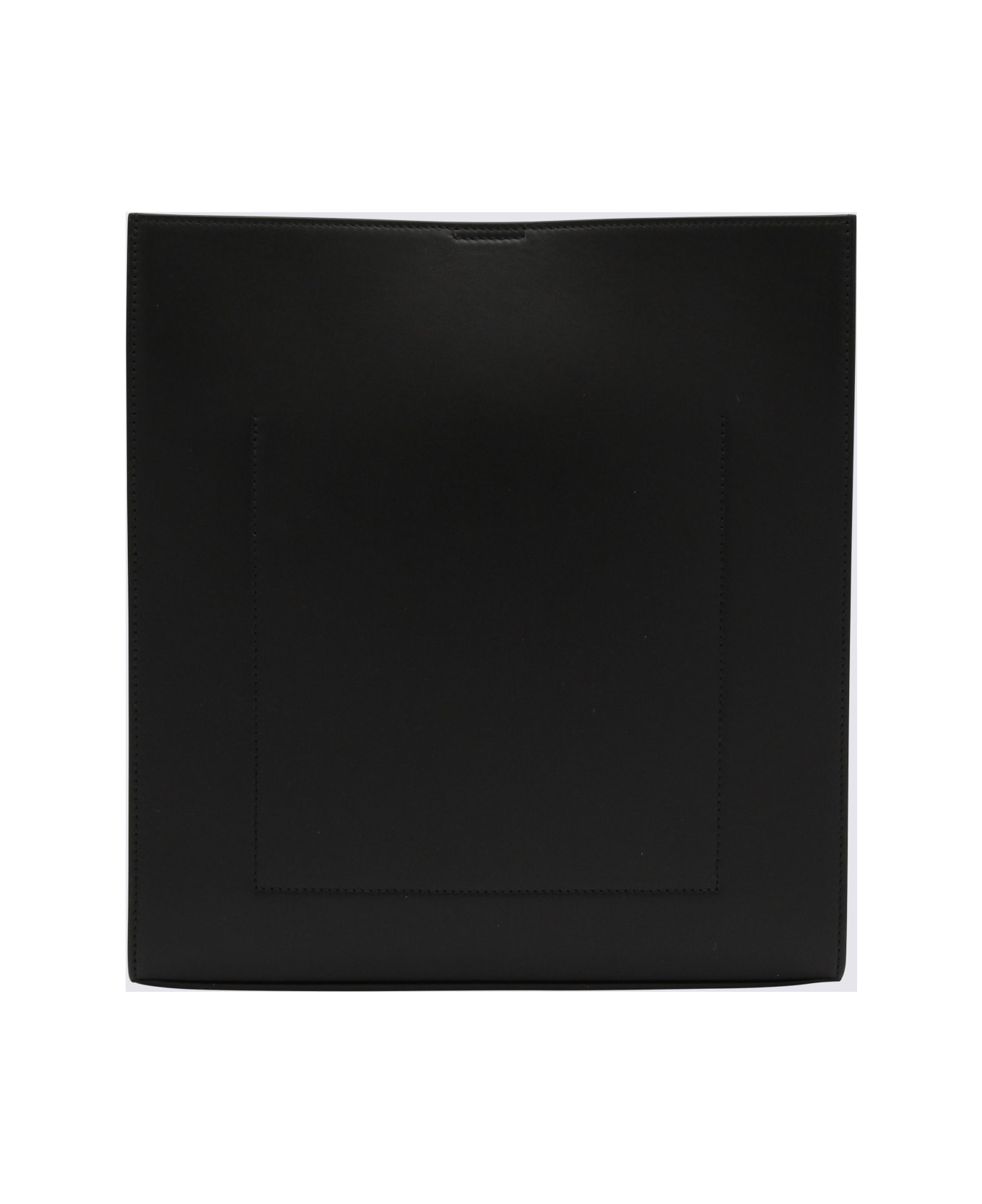 Jil Sander Black Leather Tangle Medium Crossbody Bag - Black ショルダーバッグ