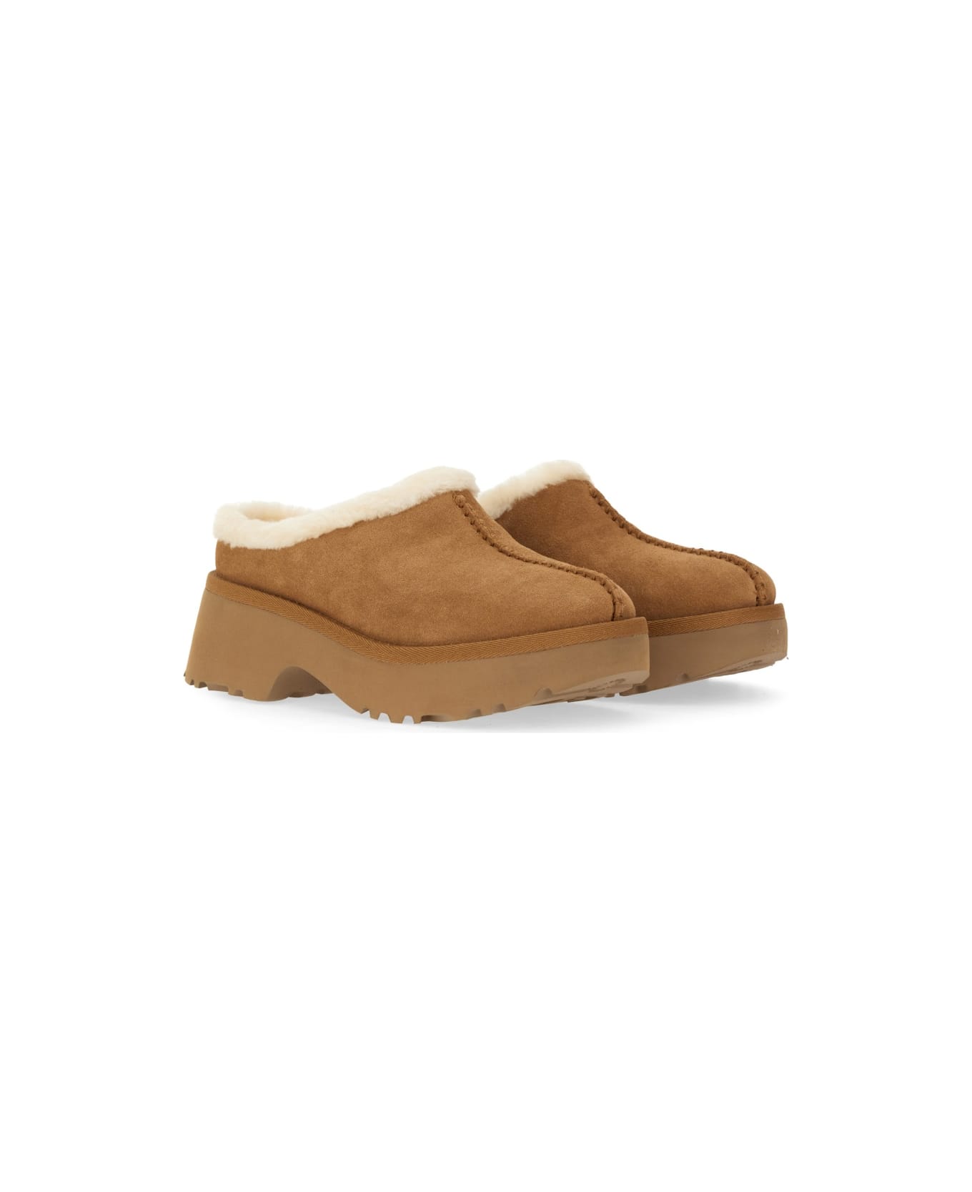 UGG New Heights Cozy Sabot - CHESTNUT