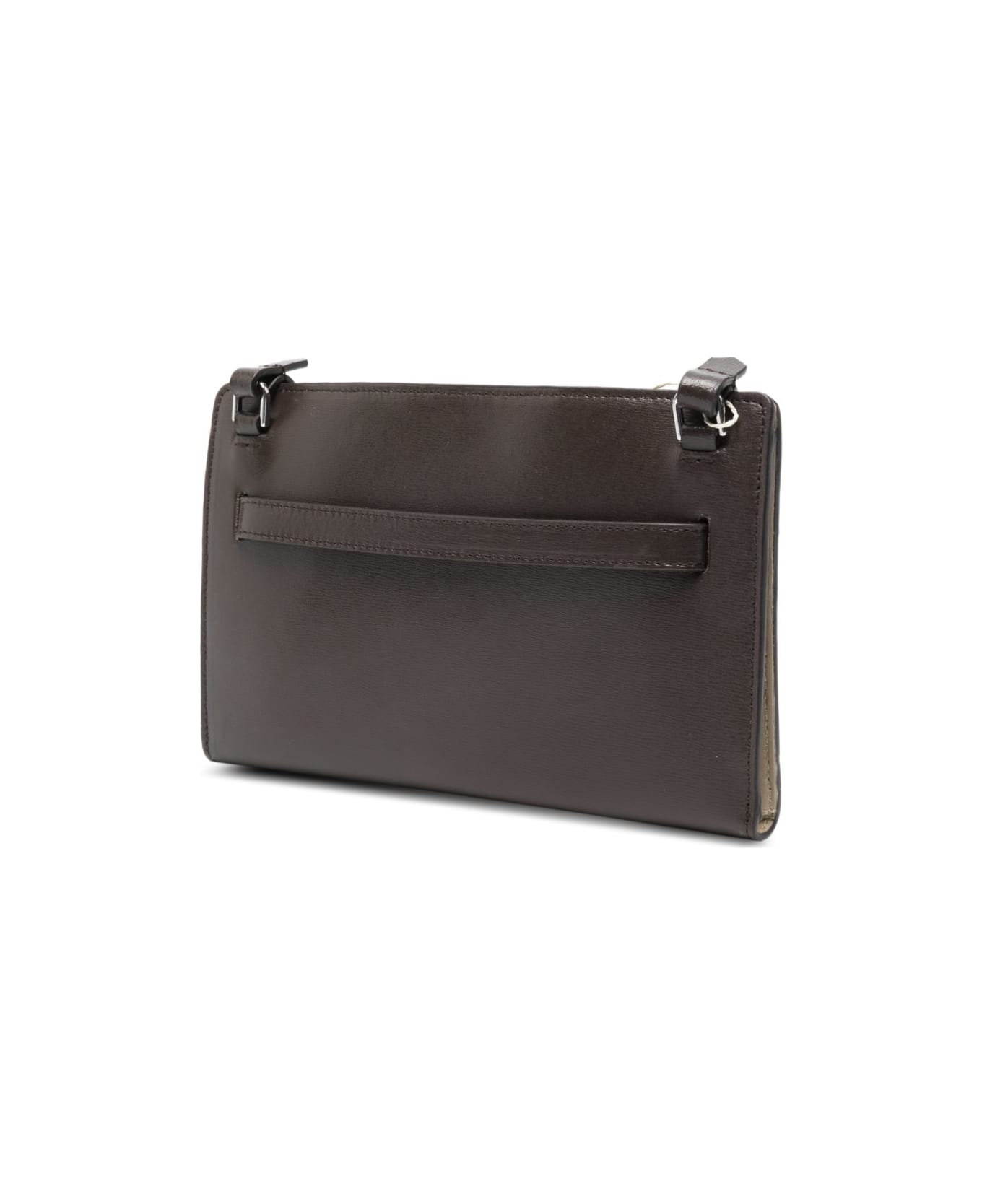 Totême Leather Mini Crossbody Bag - Brown