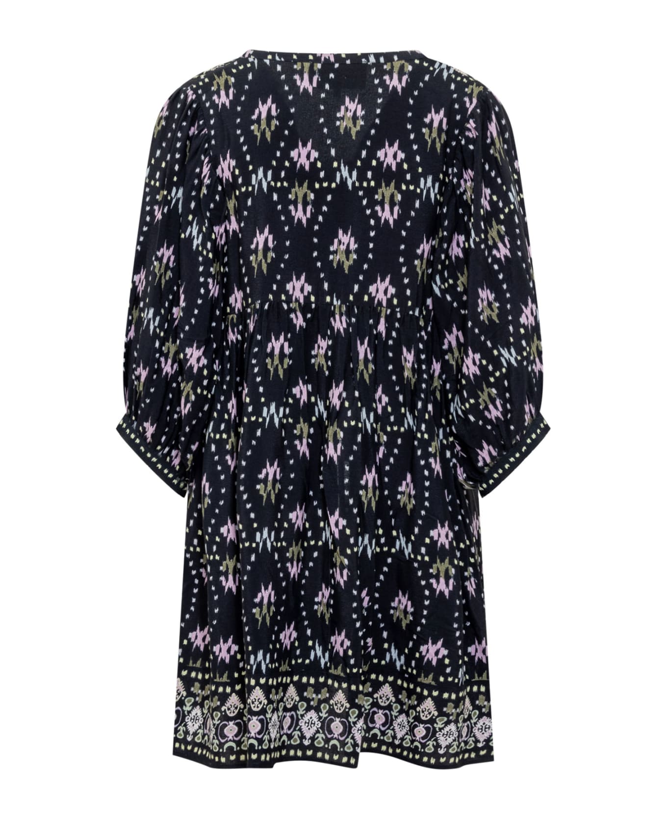 Ba&Sh Dress With Scarf Style Print - BLEUNUIT