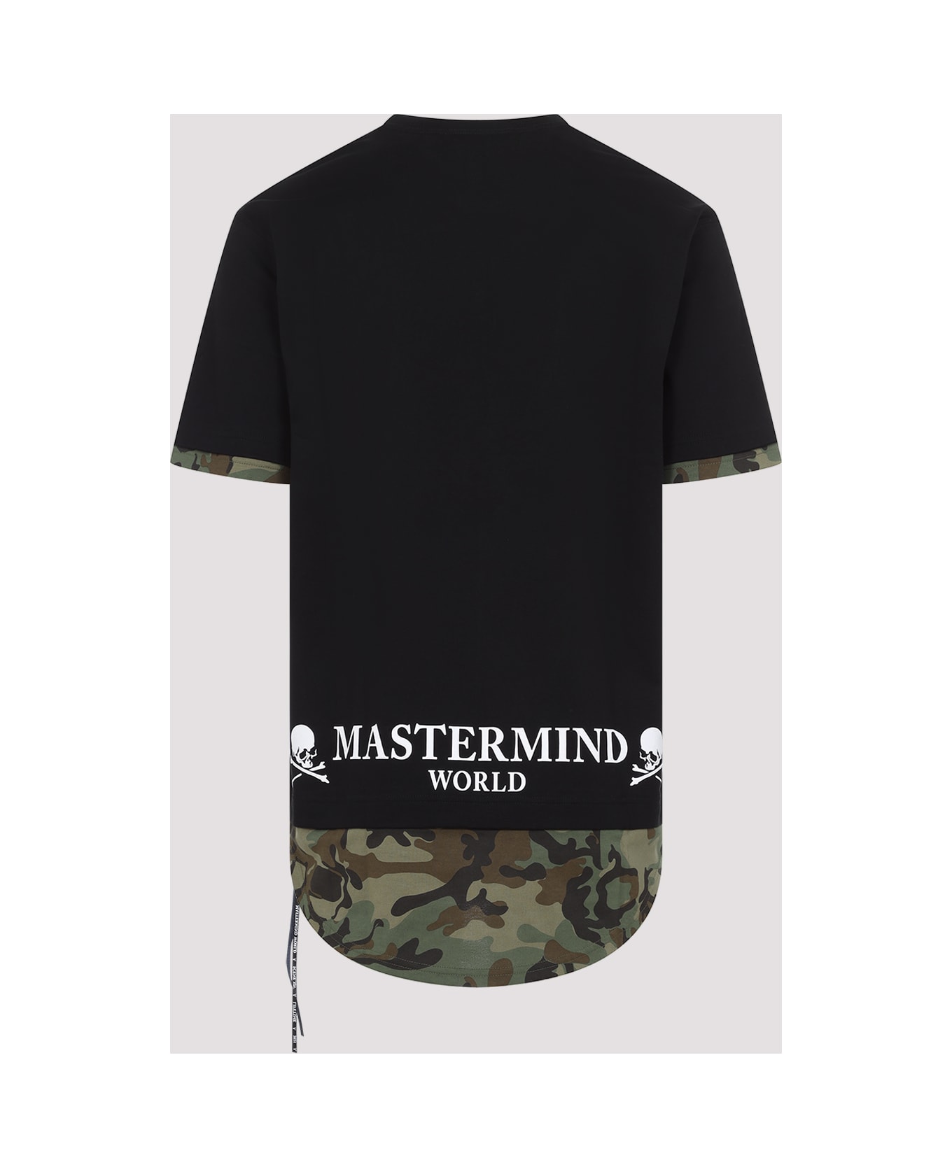 MASTERMIND WORLD Layered Tee - Black Woodland