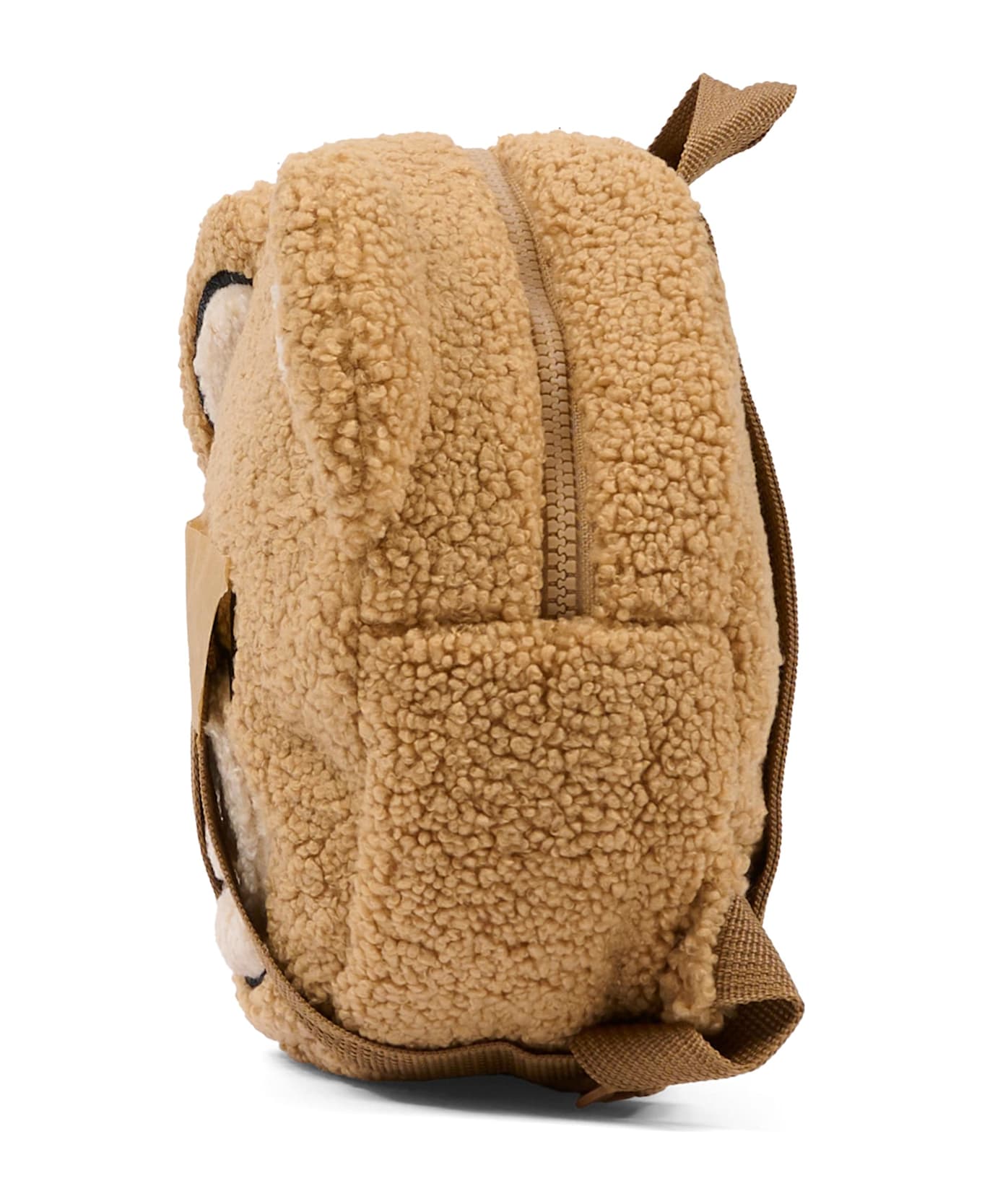 Moschino Brown Backpack For Babykids With Teddy Bear - Brown