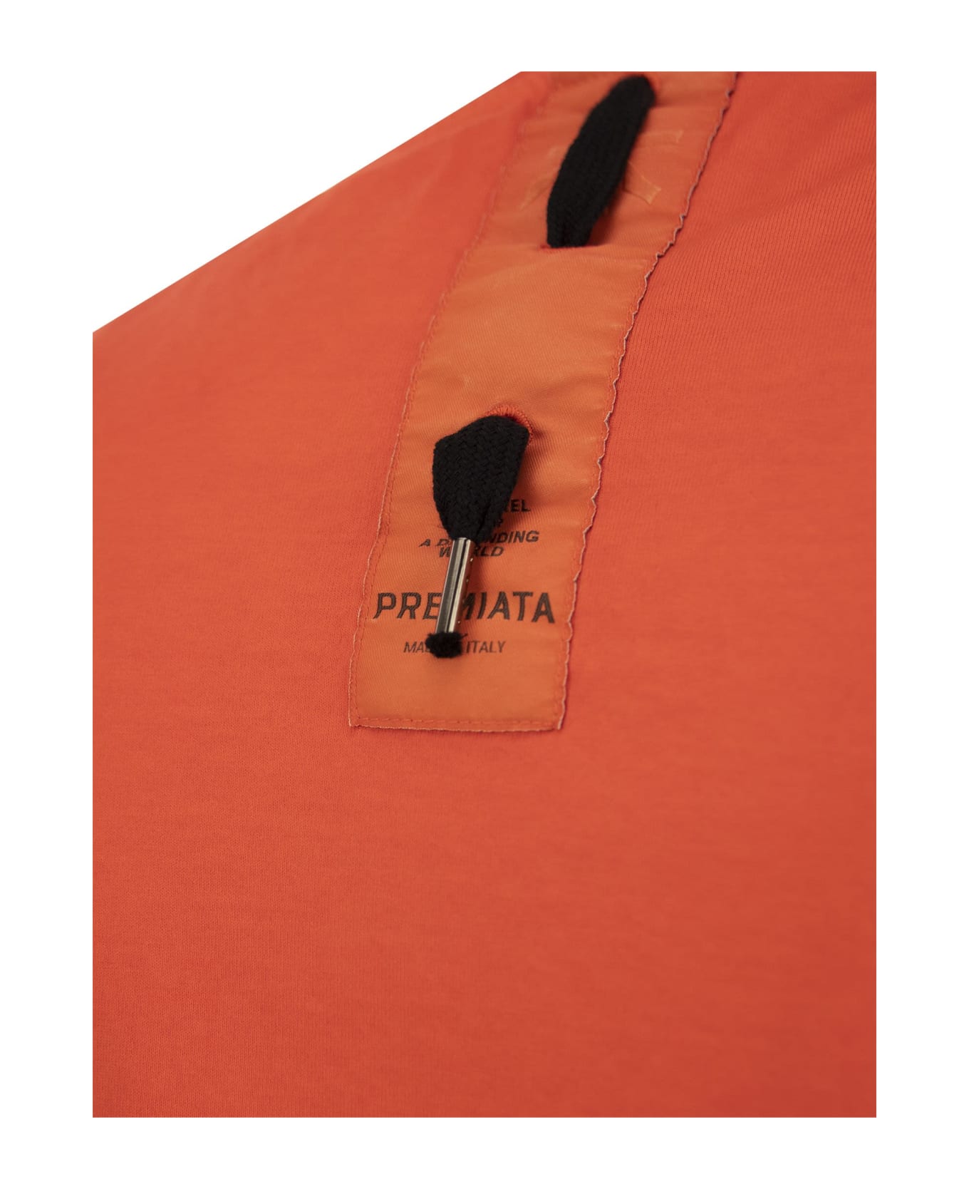 Premiata Cotton T-shirt With Logo - Orange