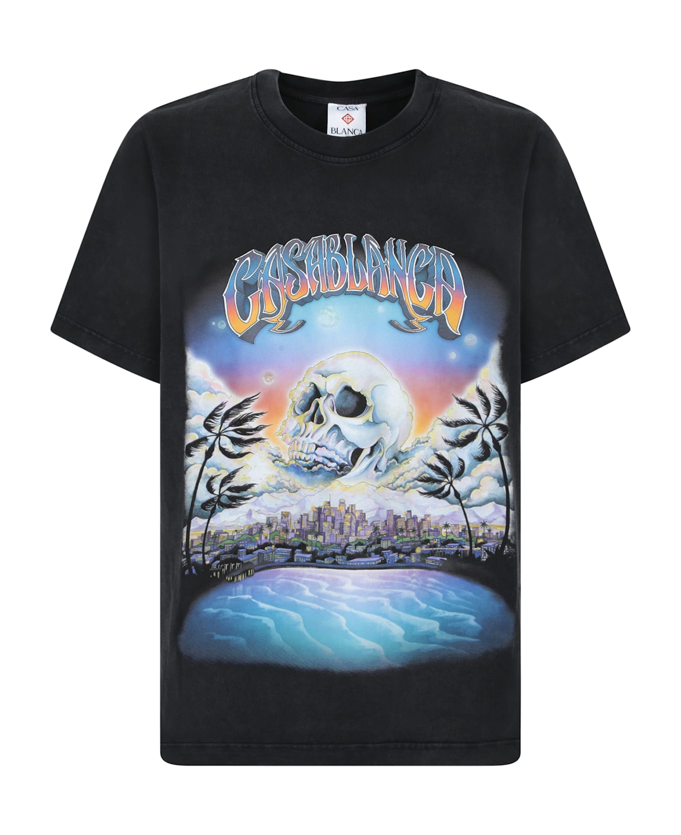 Casablanca Graphic Printed Crewneck T-shirt - Multicolore
