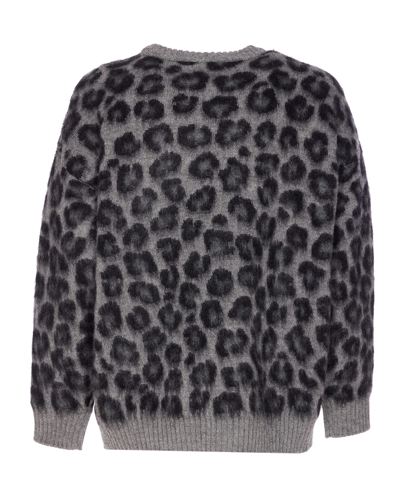 Bottega Veneta Animalier Sweater - Grey