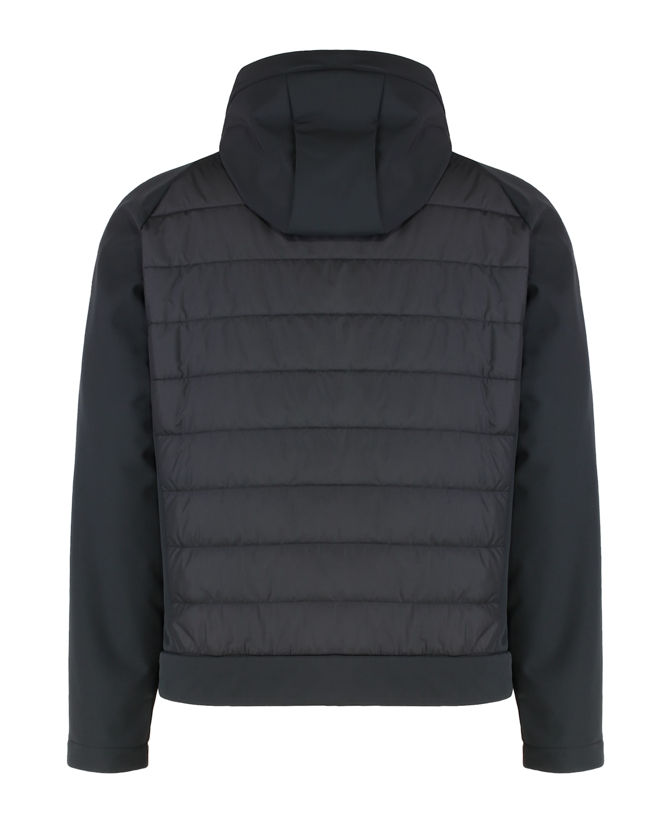 Paul&Shark Technical Fabric Hooded Jacket - black