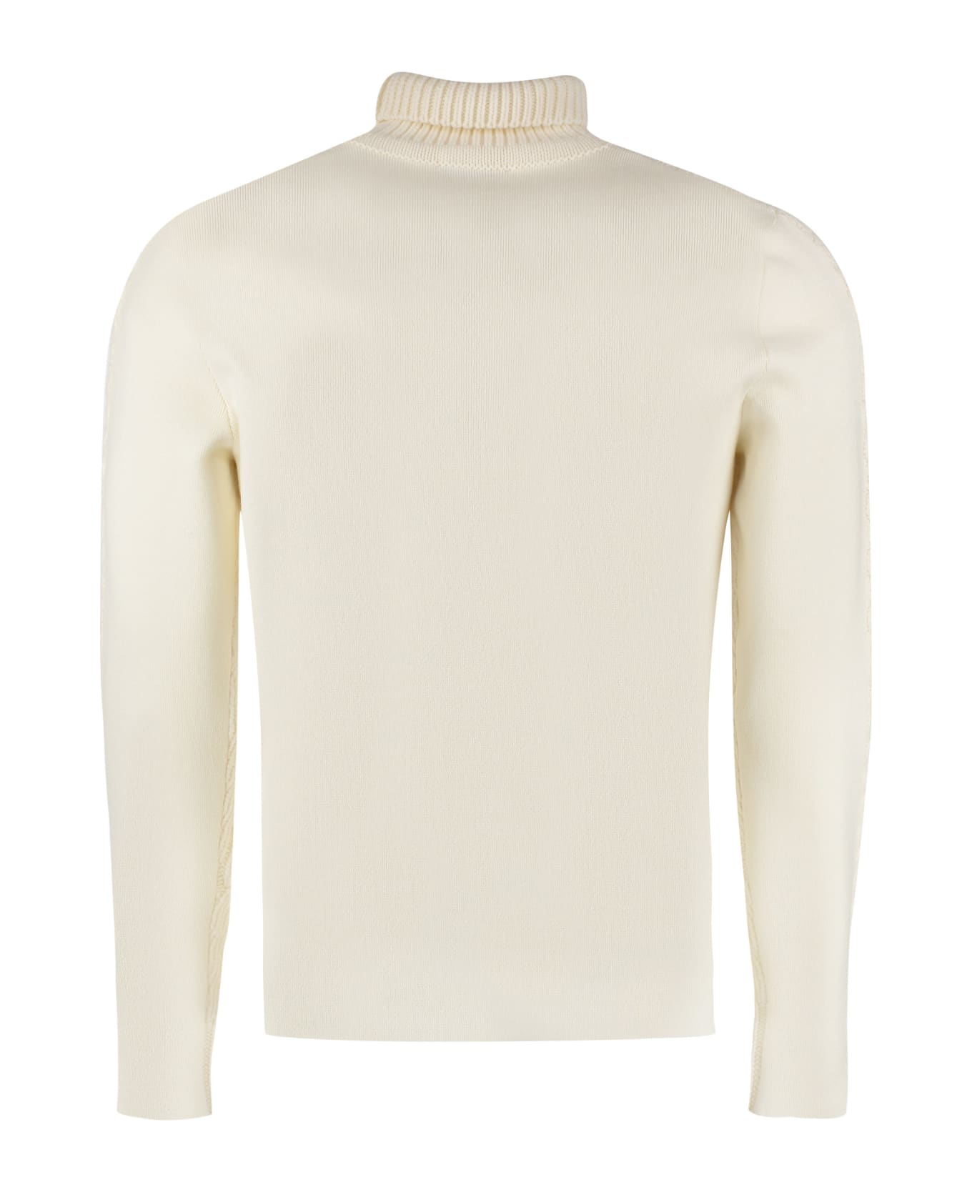 Alexander McQueen Wool Turtleneck Sweater - Ivory