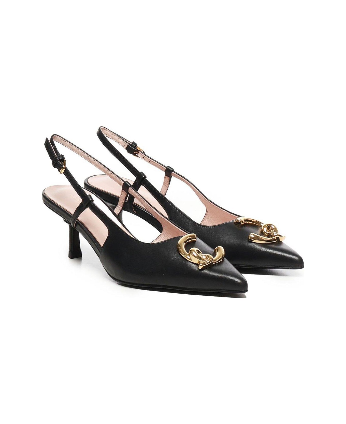 Coccinelle C-me Slingback Pumps - Black