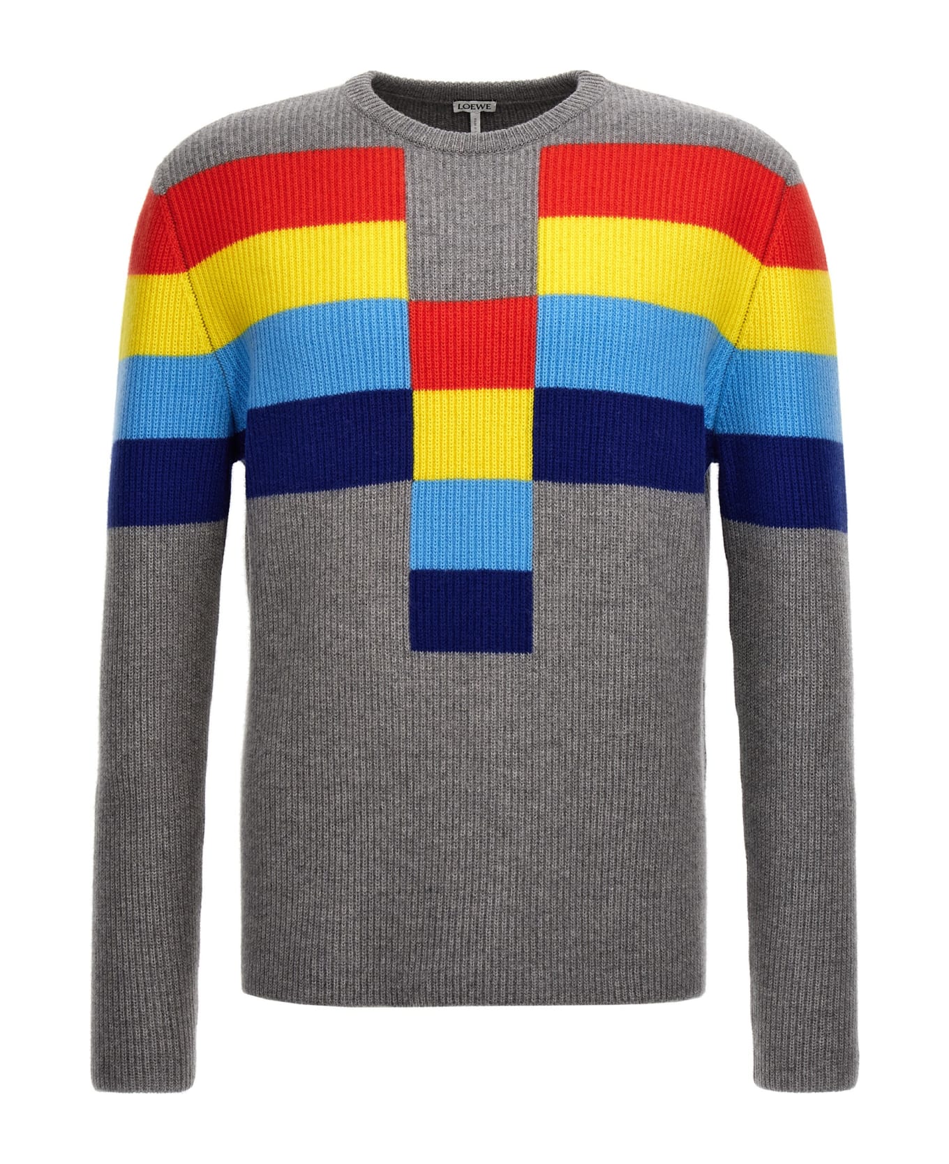 Loewe tote Colorblock Sweater - Multicolor