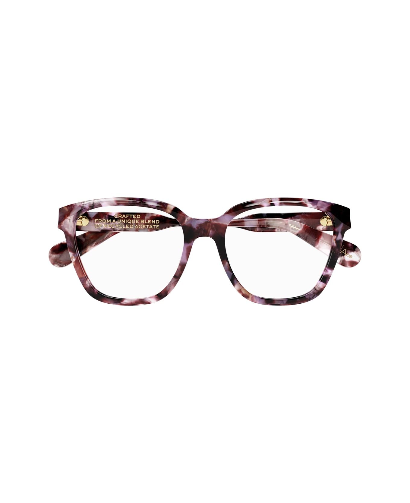 Chloé Ch0265o Linea Gayia 005 Red Transparent Glasses - Multicolore