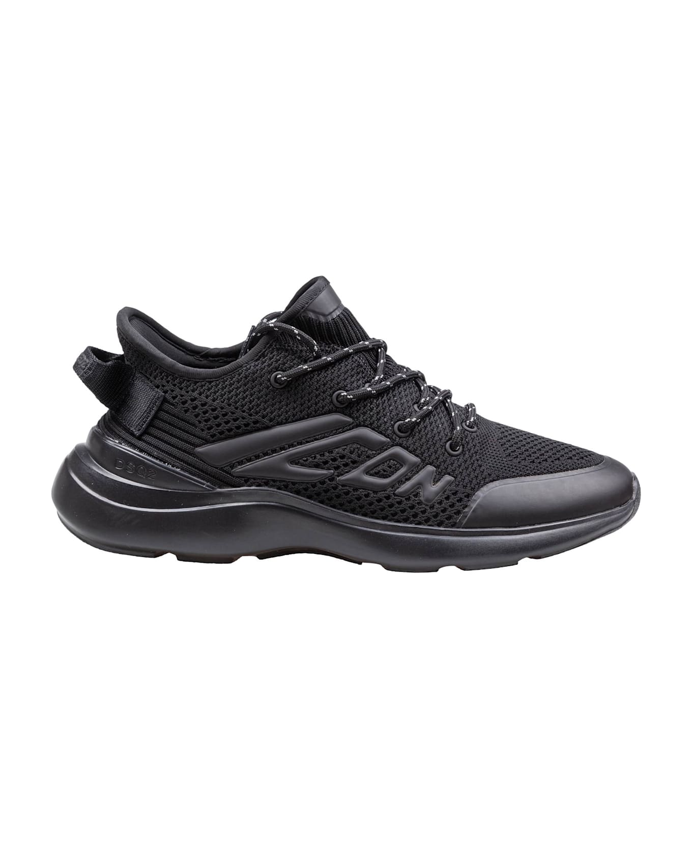 Dsquared2 Knitted Snekers - Black / Black