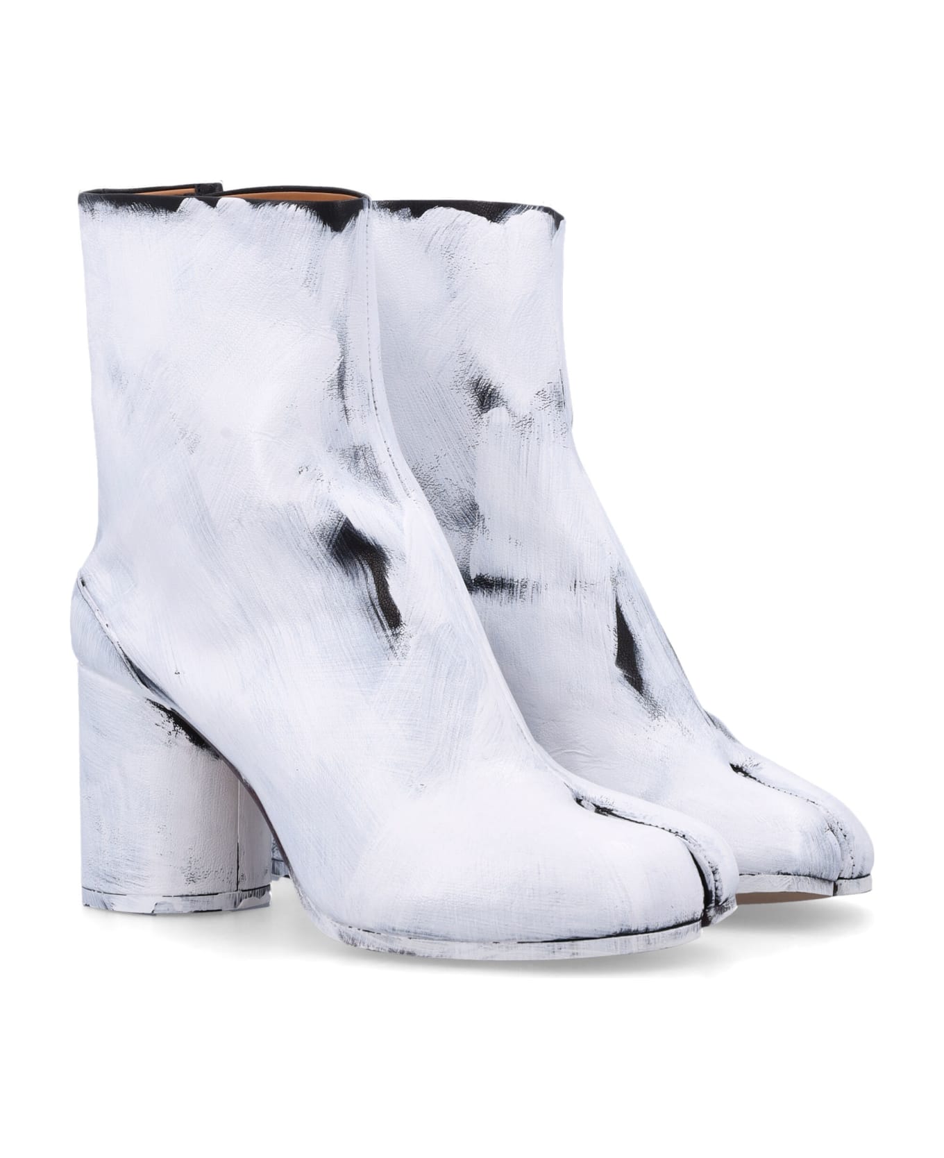 Maison Margiela Tabi Leather Ankle Boots | italist