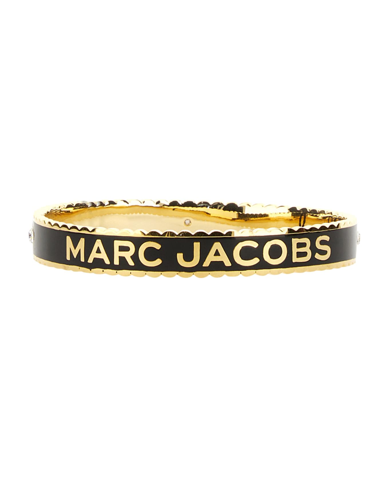 Marc Jacobs The Medallion Large Bangle Bracelet - NERO
