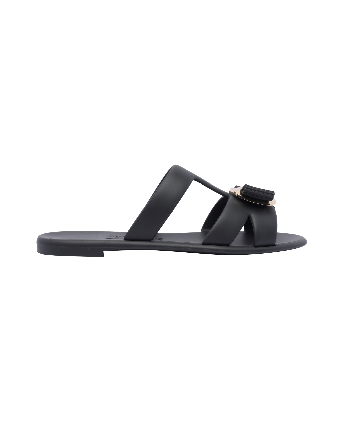 Ferragamo New Vara Plate Slides | italist