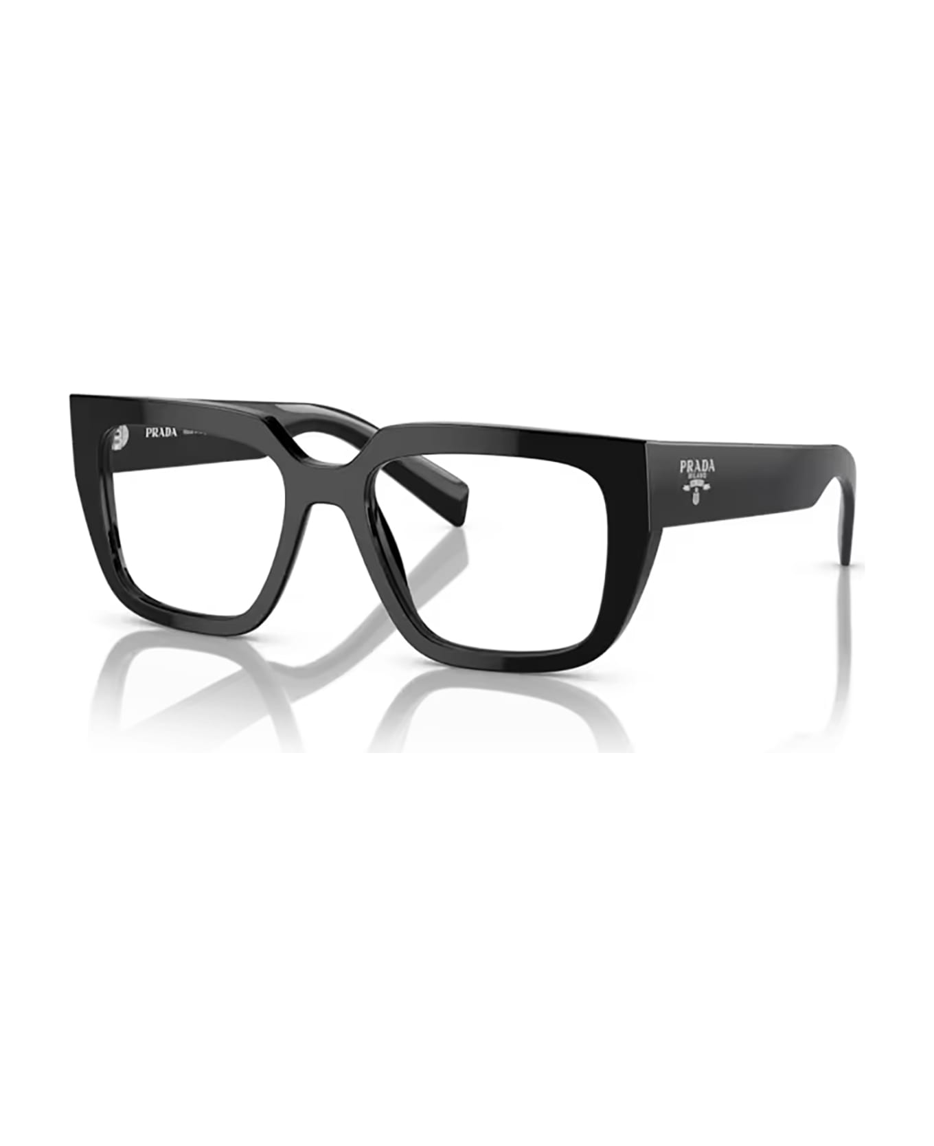 Prada Eyewear Pr A03v Black Glasses - Black アイウェア
