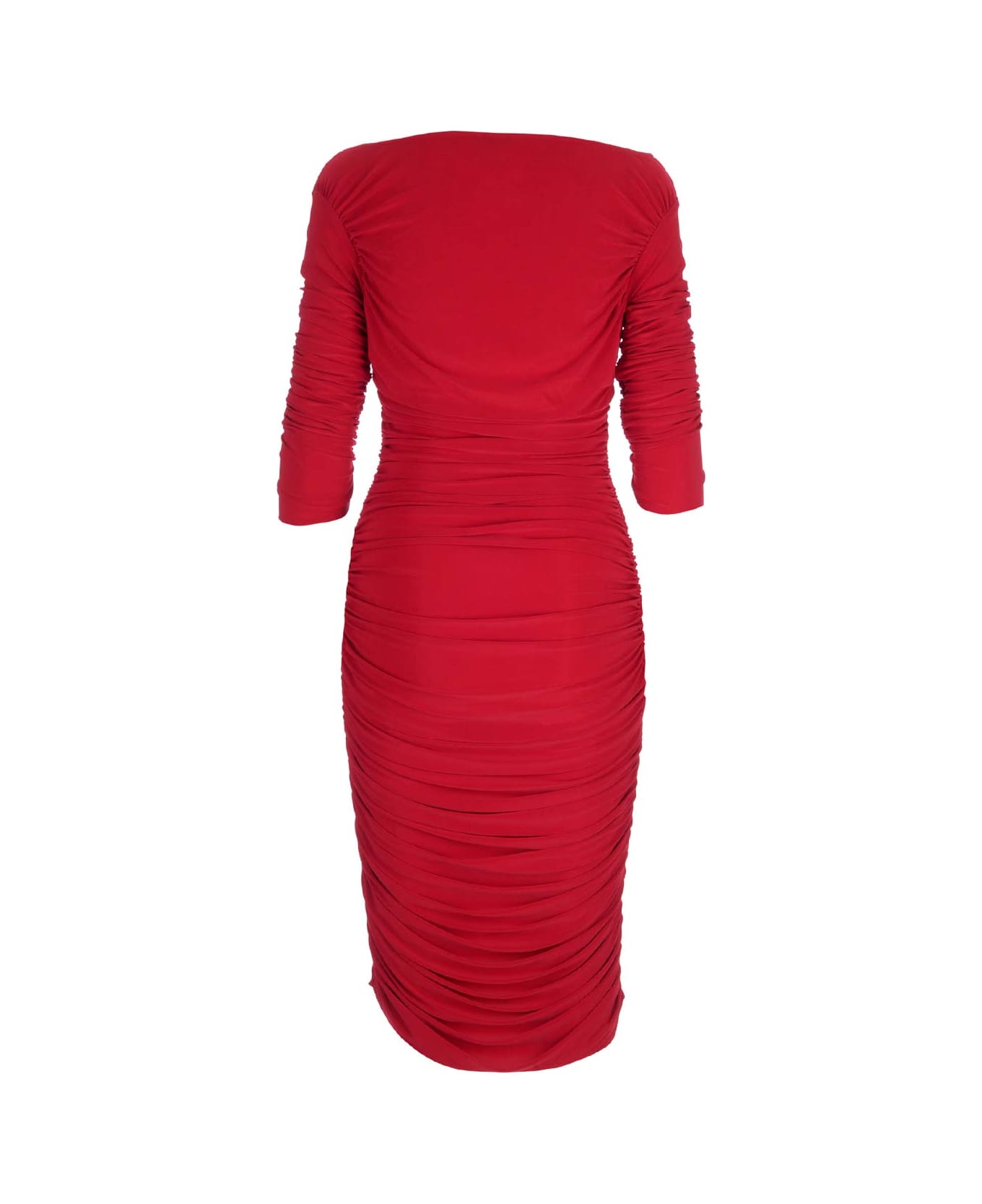 Norma Kamali 'tara' Dress - Red