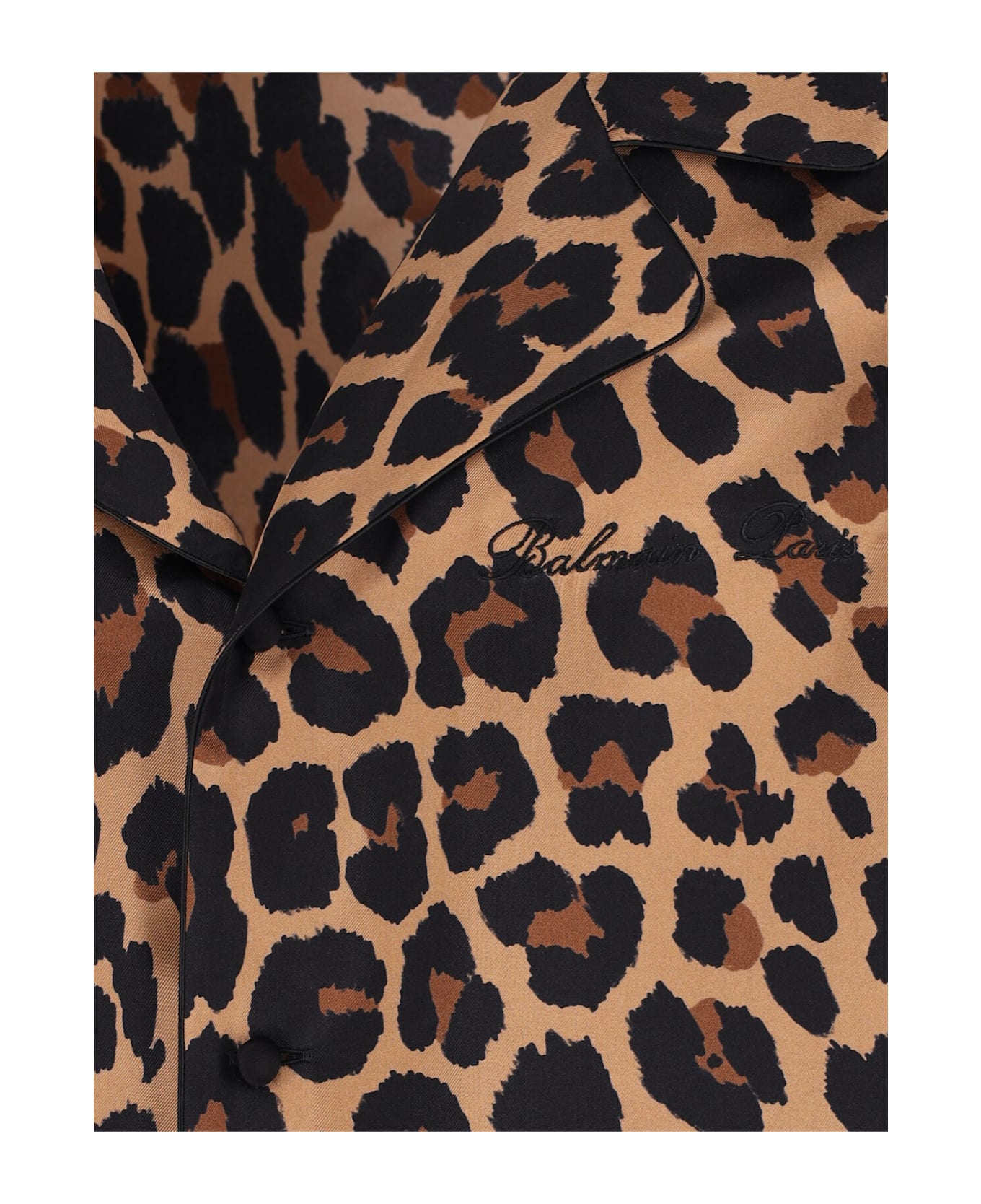 Balmain Animal Shirt - Brown