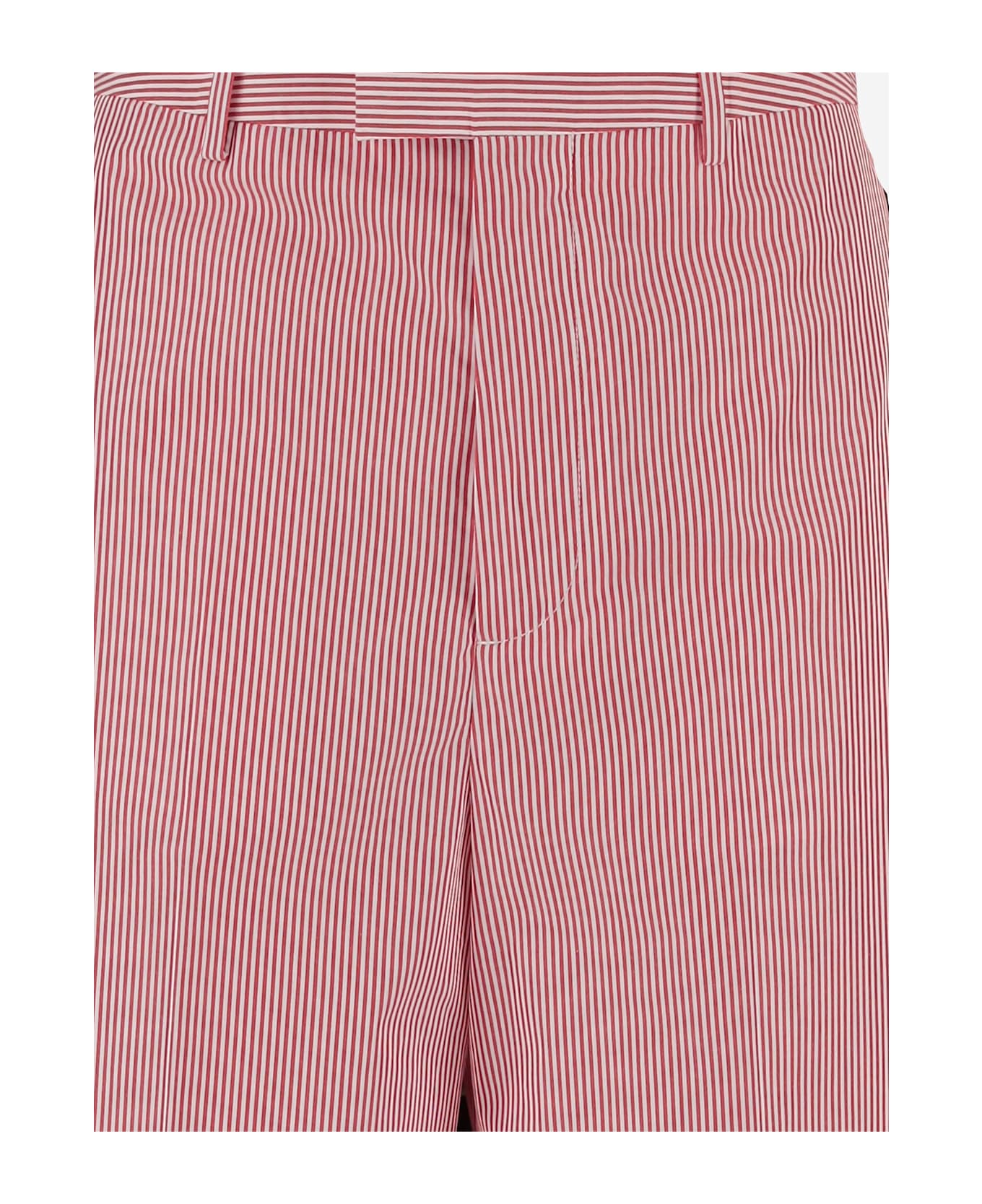 Armarium Juno Cotton Striped Trousers - Red ボトムス