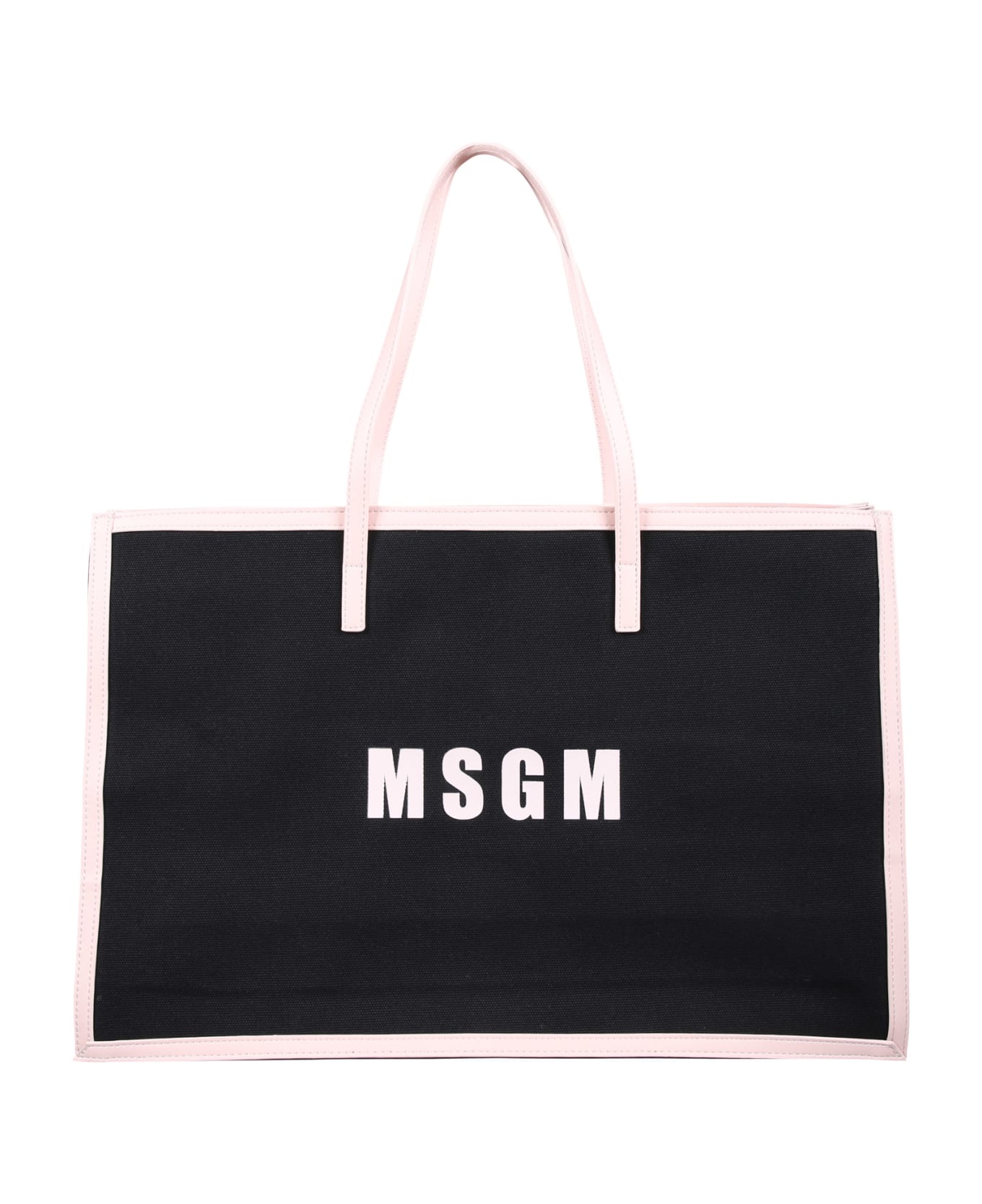 MSGM Black Bag Die For Girl With Logo - Black